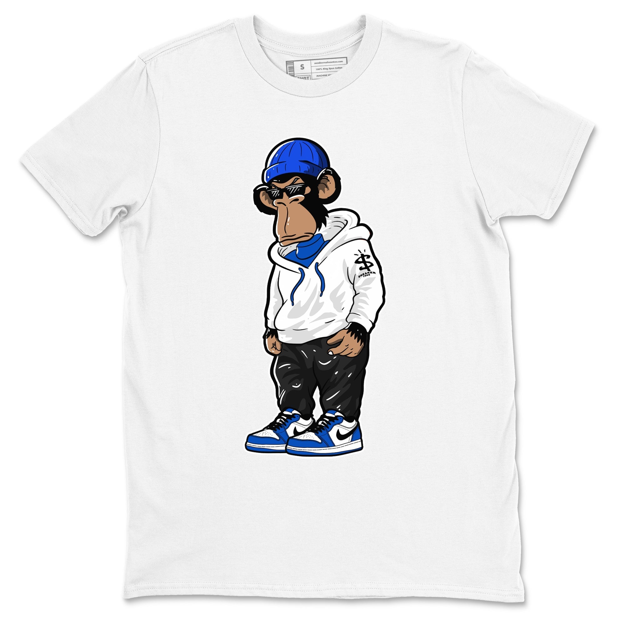 snkmatch Monkey snkmatch Tees - Air Jordan 1 Game Royal