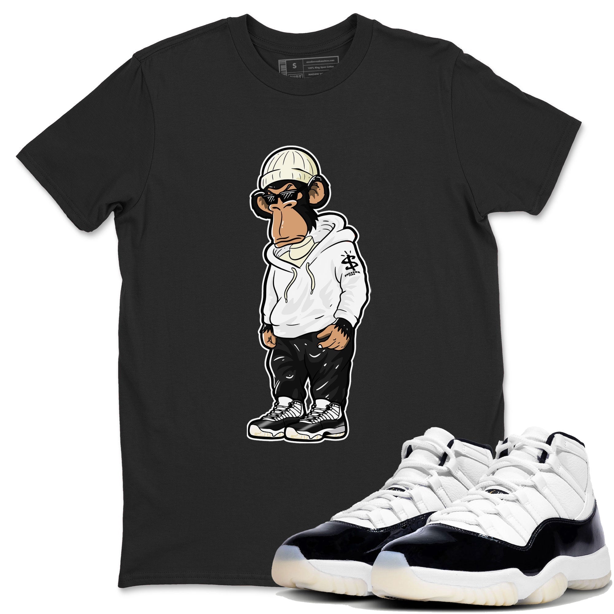 snkmatch Monkey snkmatch Tees - Air Jordan 11 Gratitude