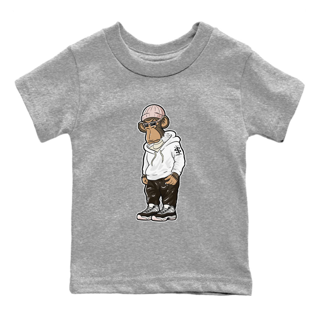 snkmatch Monkey snkmatch Tee Kids - Air Jordan 11 Neapolitan