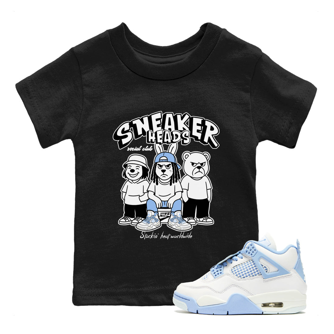 snkmatch Social Club snkmatch Tees Kids - Air Jordan 4 Aluminum