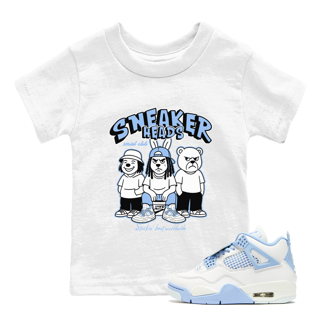 snkmatch Social Club snkmatch Tees Kids - Air Jordan 4 Aluminum