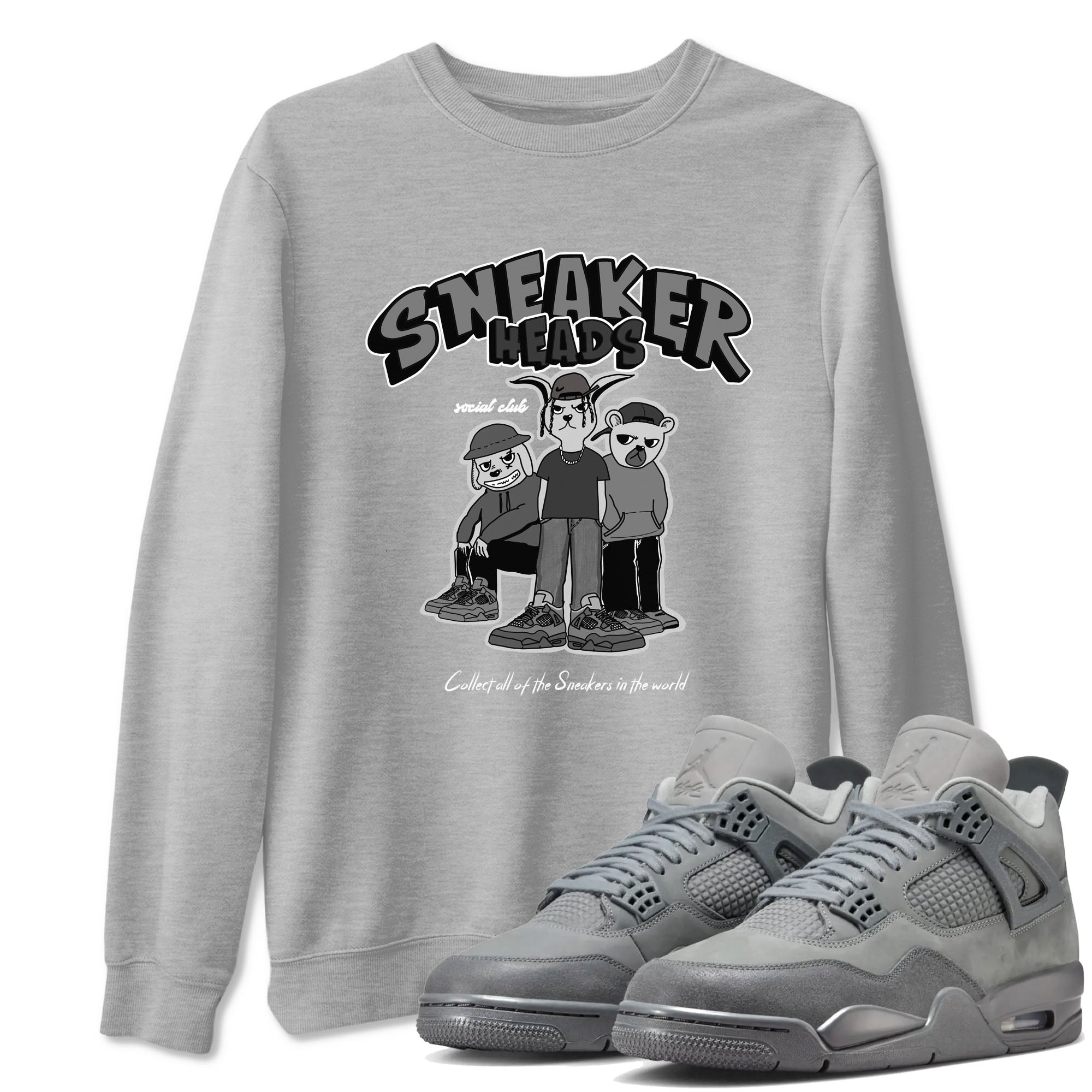 snkmatch Social Club snkmatch Tees - Air Jordan 4 Wet Cement