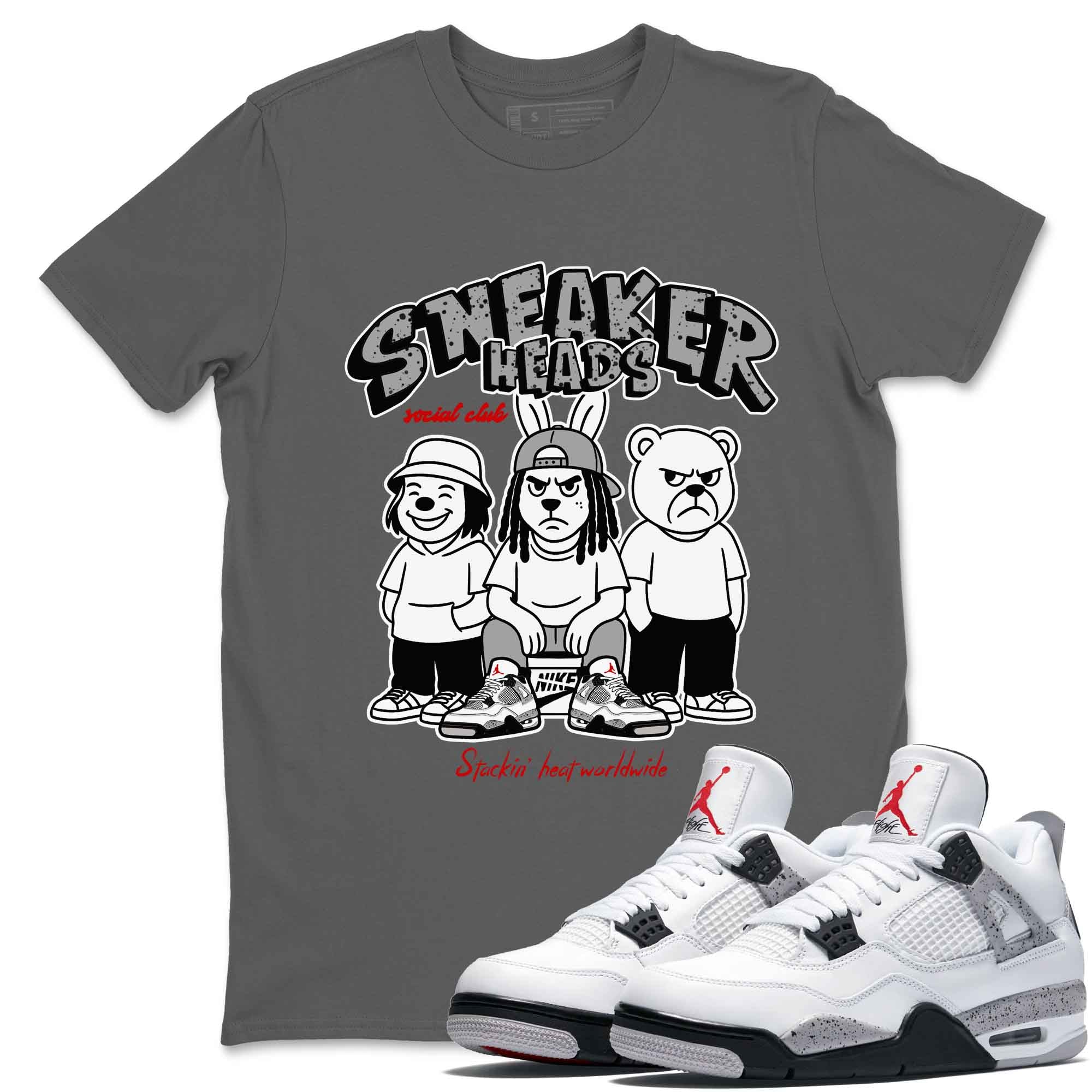 snkmatch Social Club snkmatch Tees - Air Jordan 4 White Cement