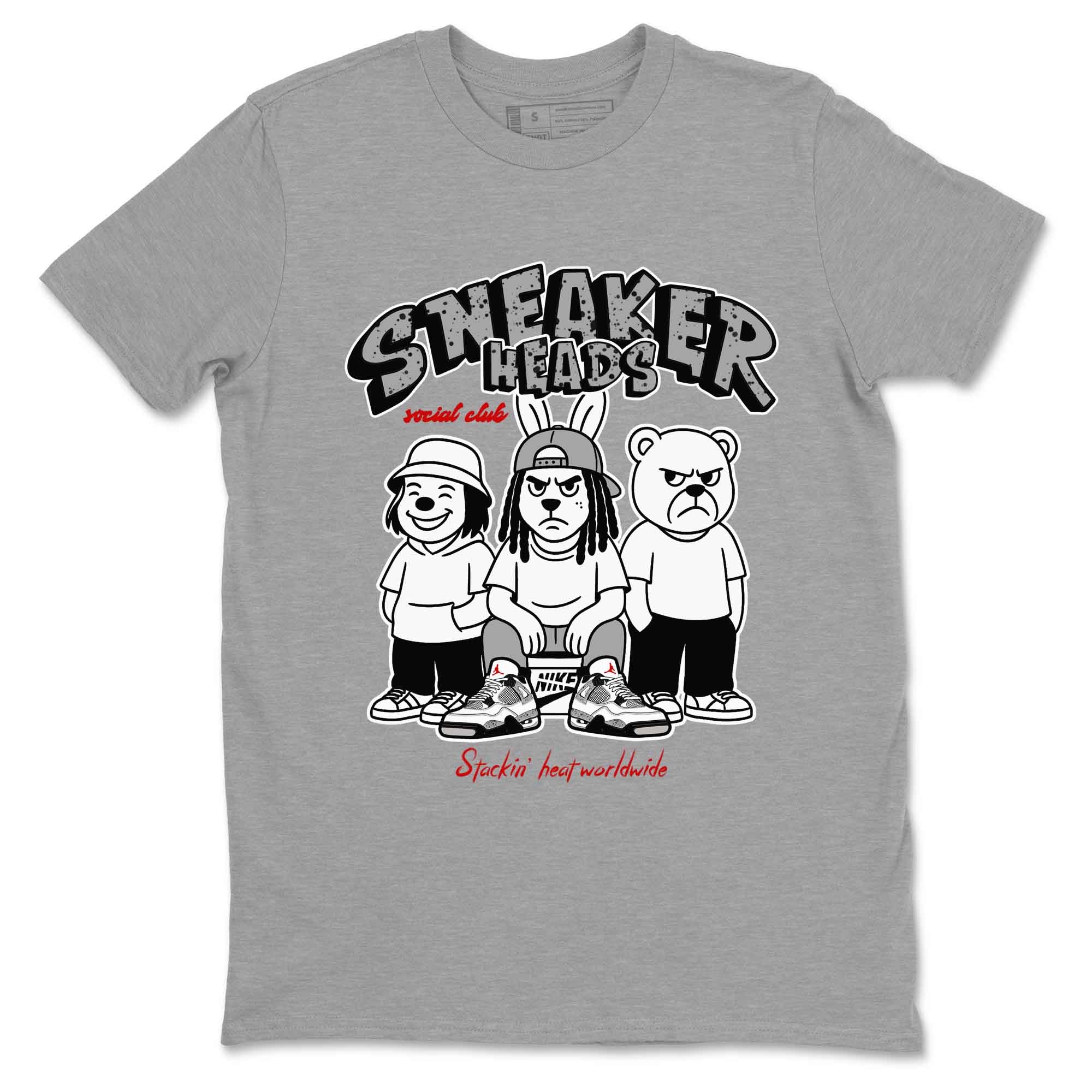 snkmatch Social Club snkmatch Tees - Air Jordan 4 White Cement