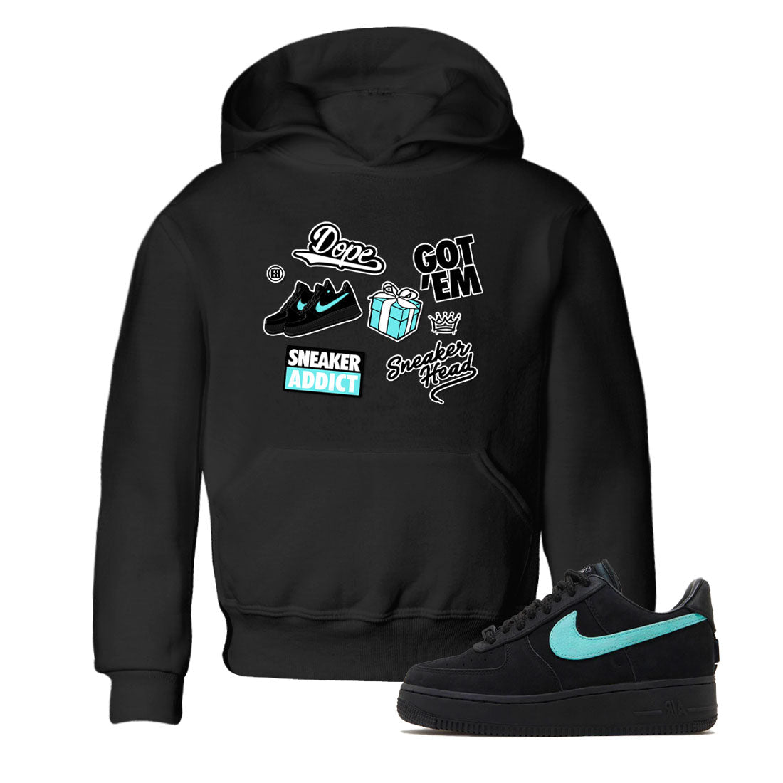 snkmatch Sticker snkmatch Tees Kids - Air Force 1 Tiffany