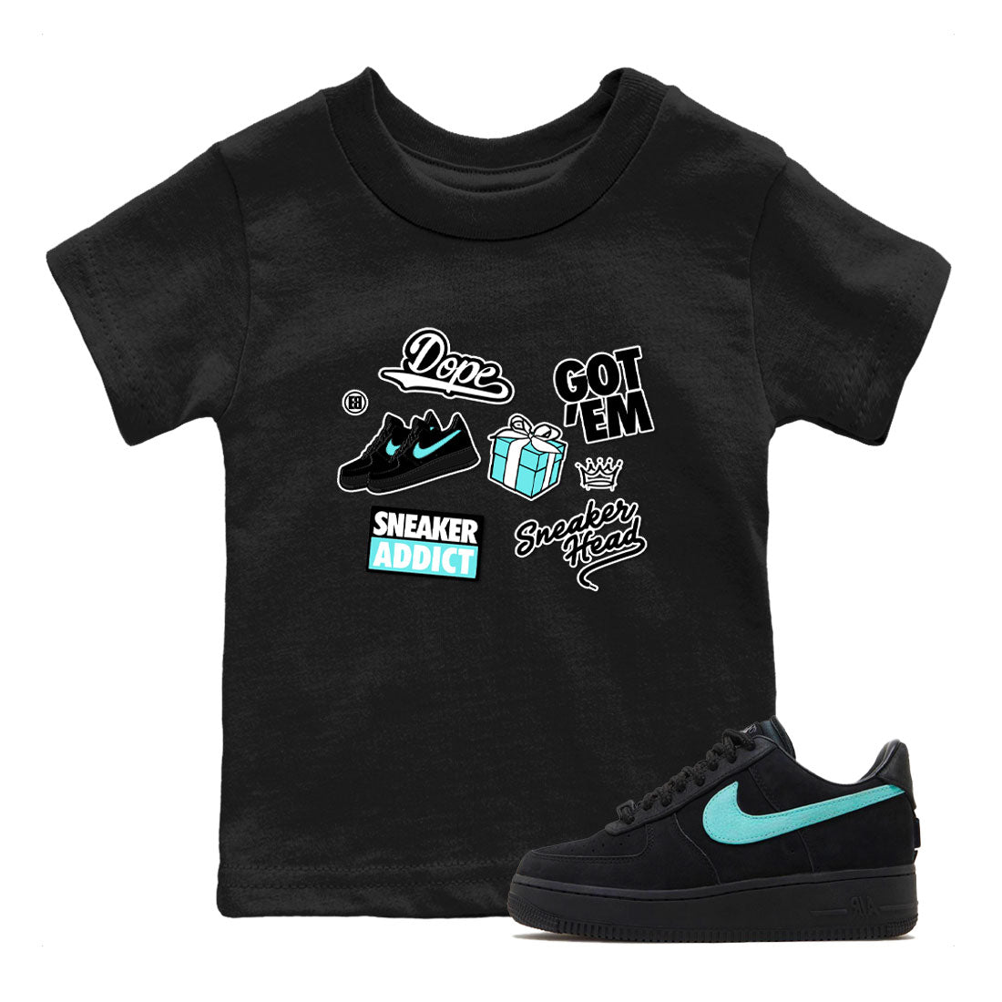 snkmatch Sticker snkmatch Tees Kids - Air Force 1 Tiffany