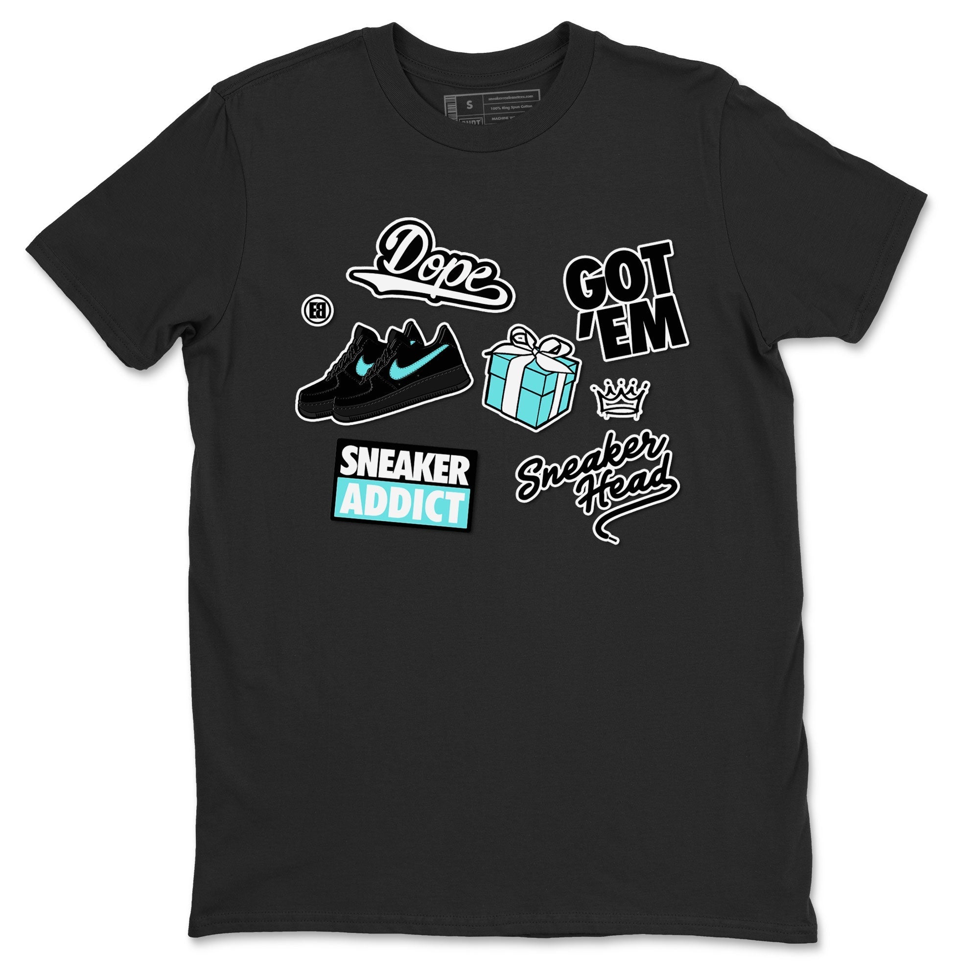 Sneakerhead Sticker SNRT Sneaker Tees - Air Force 1 Tiffany