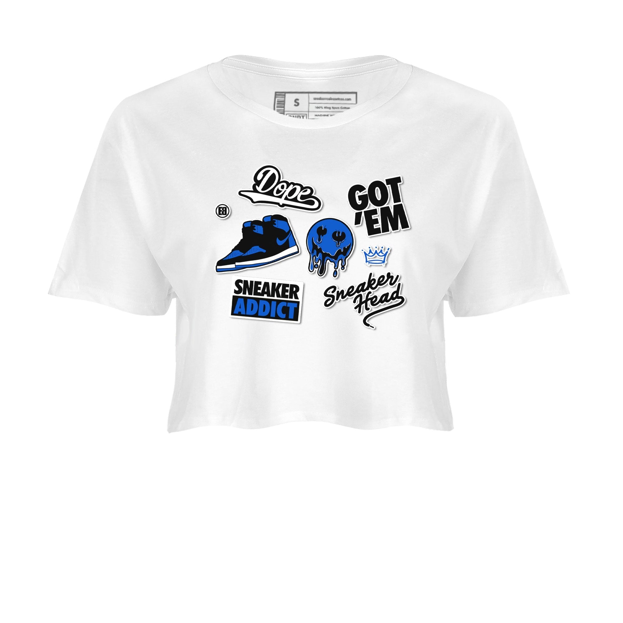 snkmatch Sticker snkmatch Women's Top - Air Jordan 1 Royal Reimagined