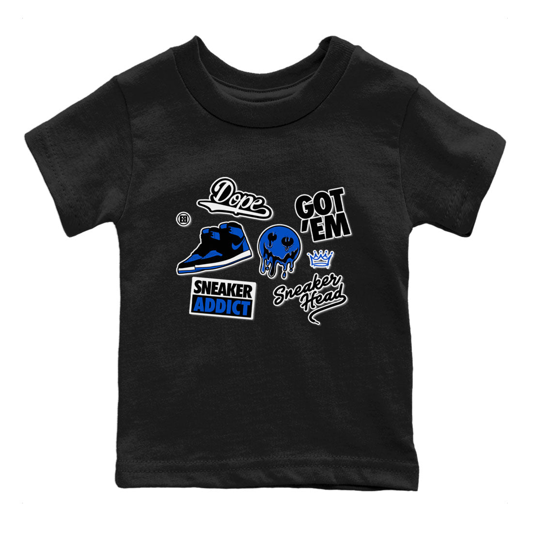 snkmatch Sticker snkmatch Tee Kids - Air Jordan 1 Royal Reimagined