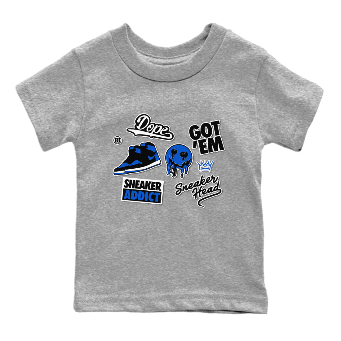 snkmatch Sticker snkmatch Tee Kids - Air Jordan 1 Royal Reimagined