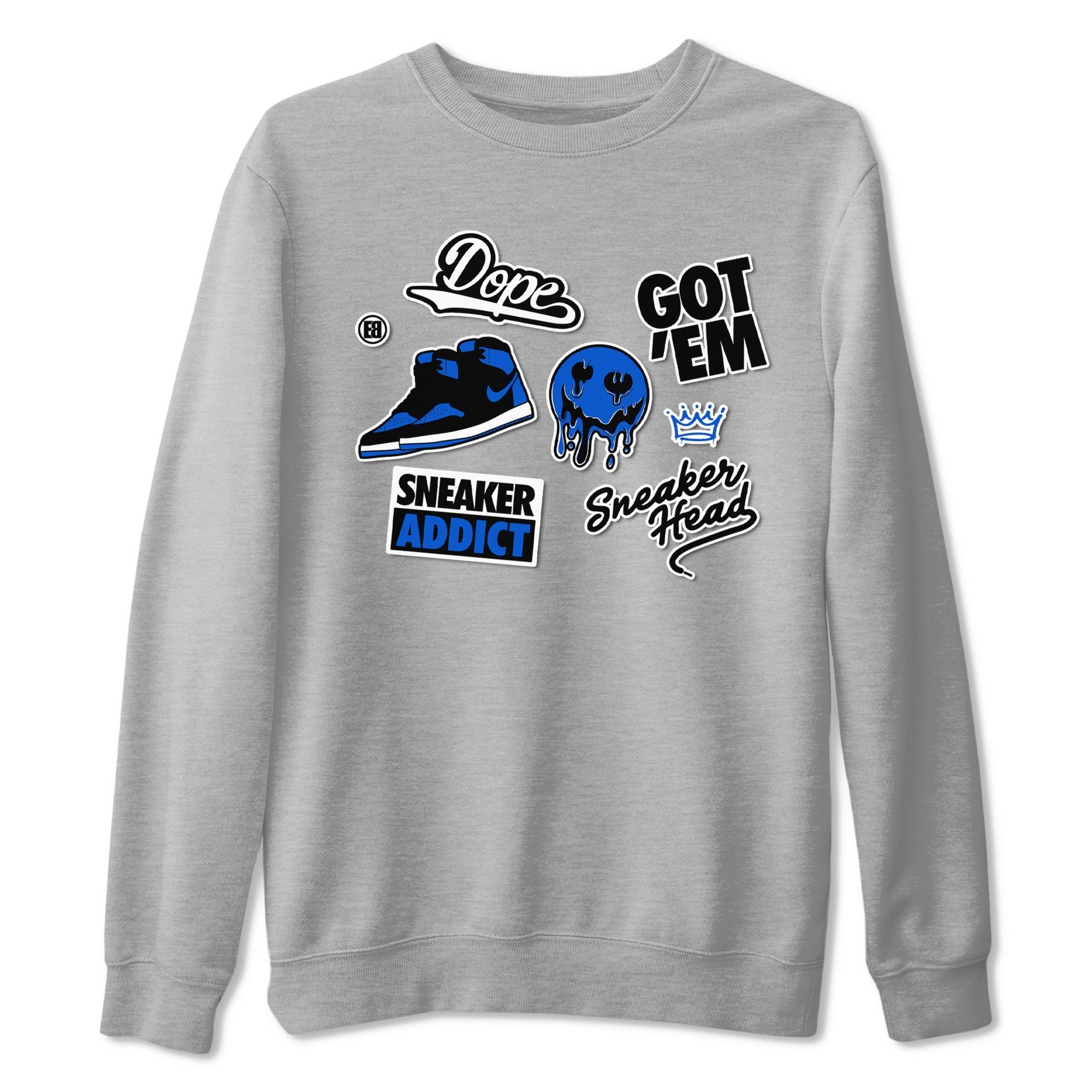 snkmatch Sticker snkmatch Tee - Air Jordan 1 Royal Reimagined