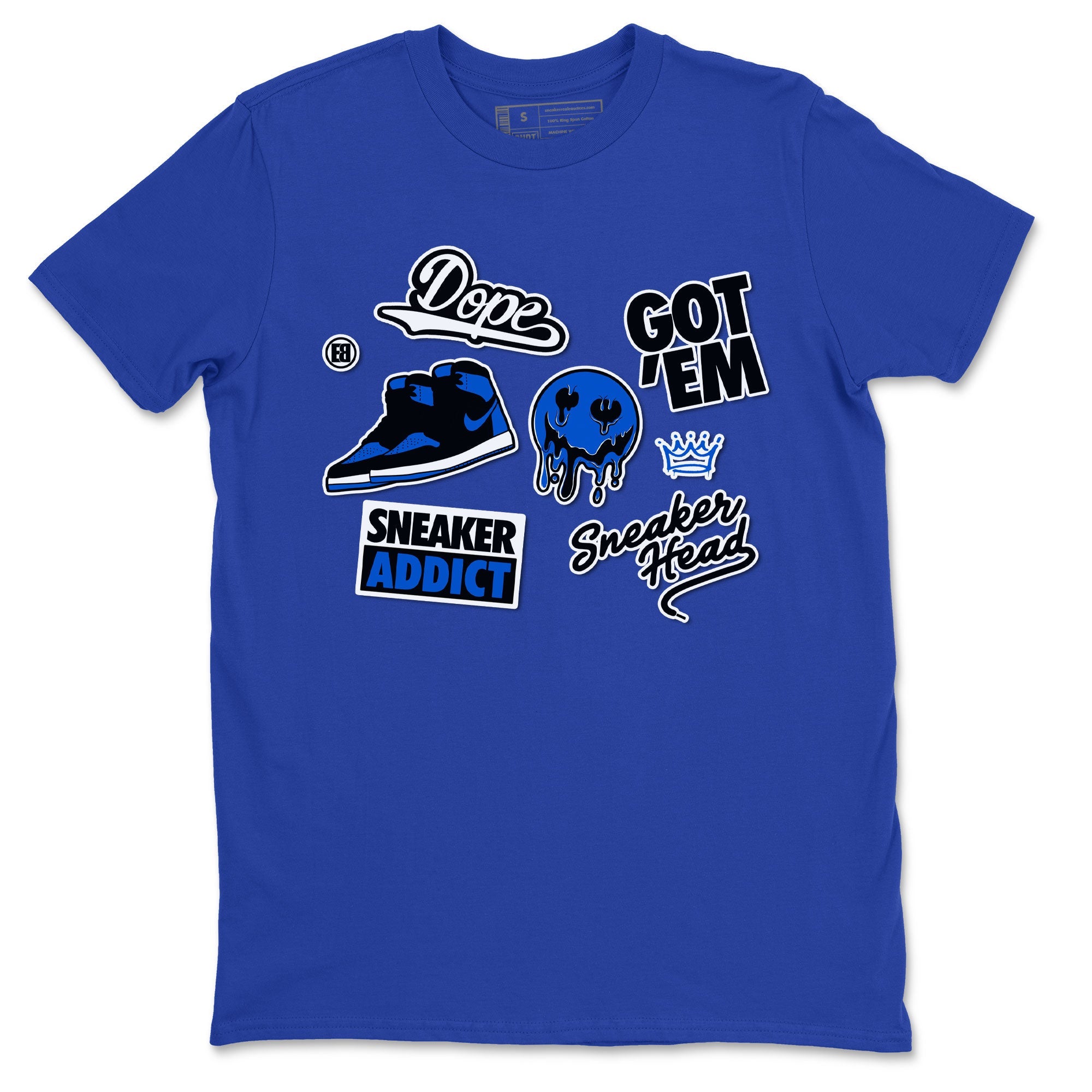 snkmatch Sticker snkmatch Tee - Air Jordan 1 Royal Reimagined