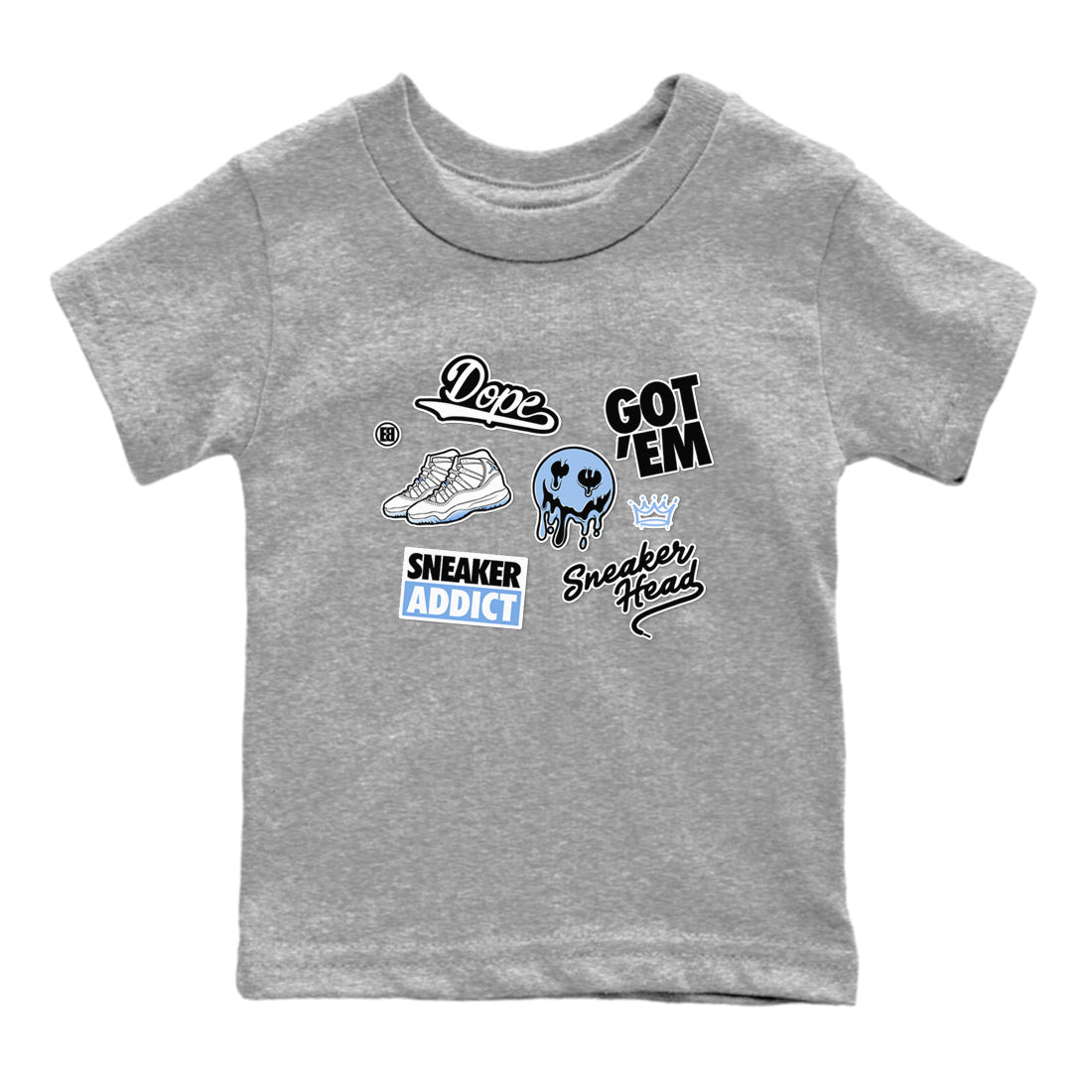 snkmatch Sticker snkmatch Tees Kids - Air Jordan 11 Legend Blue