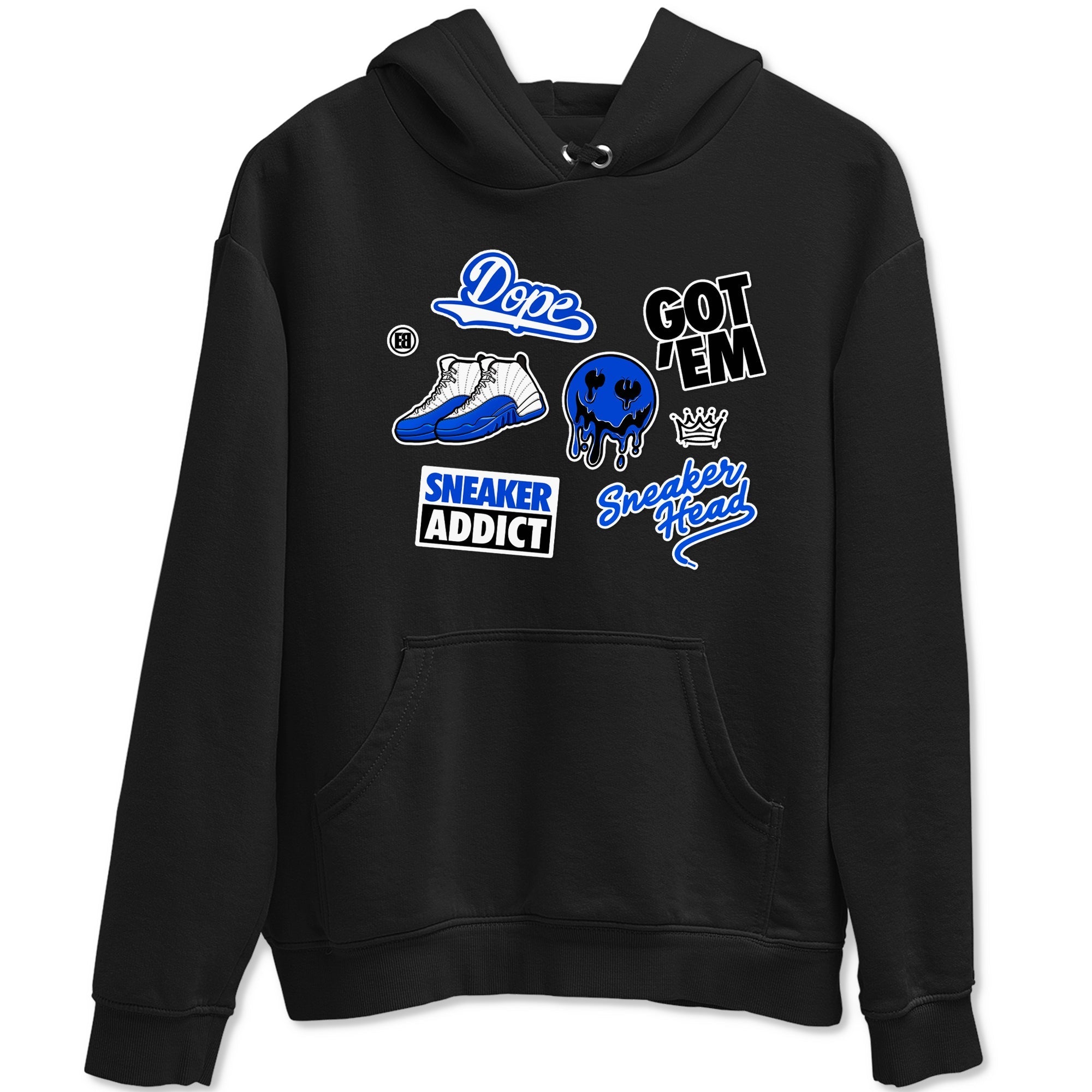 snkmatch Sticker snkmatch Tees - Air Jordan 12 Blueberry
