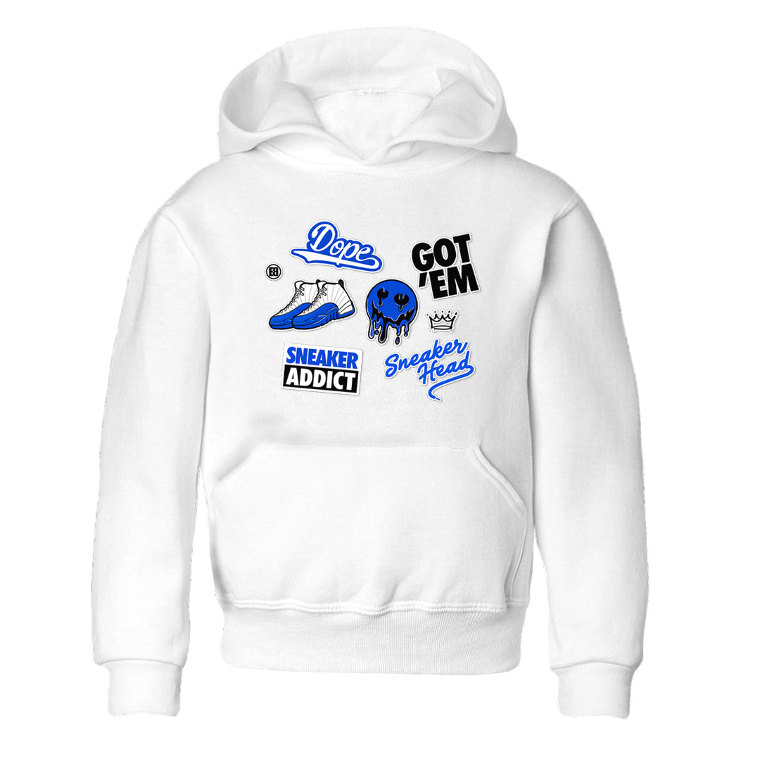 snkmatch Sticker snkmatch Tees Kids - Air Jordan 12 Blueberry