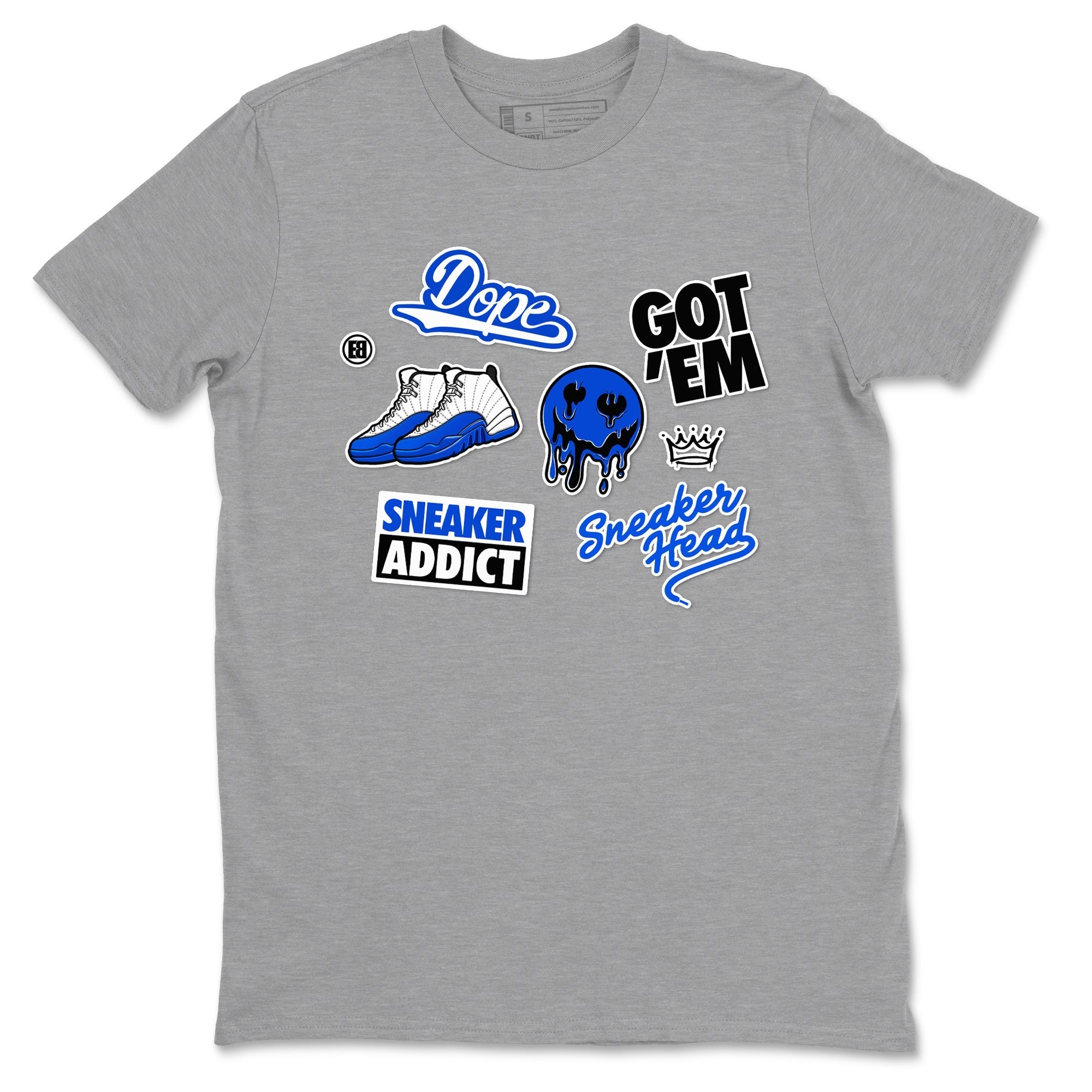 snkmatch Sticker snkmatch Tees - Air Jordan 12 Blueberry