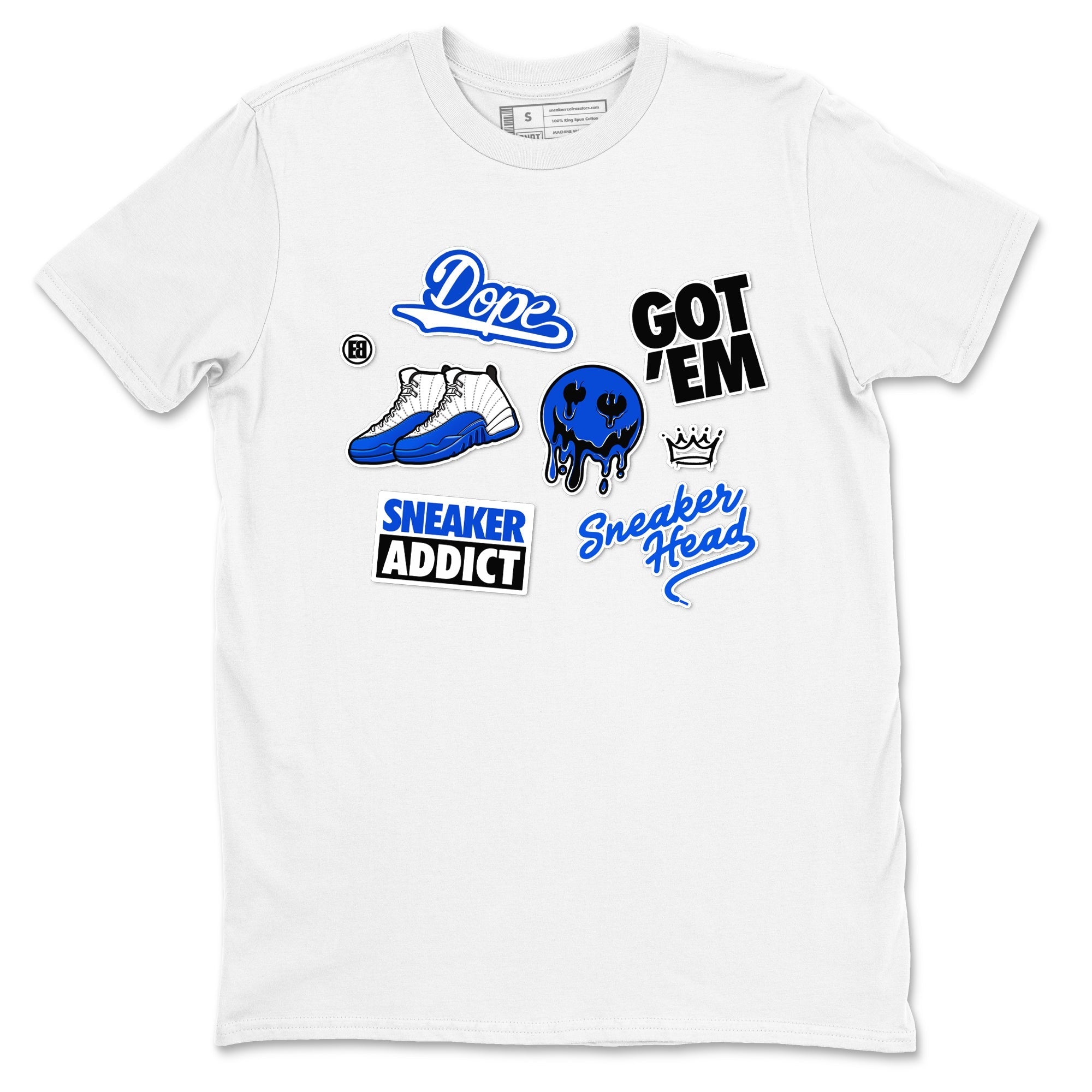 snkmatch Sticker snkmatch Tees - Air Jordan 12 Blueberry