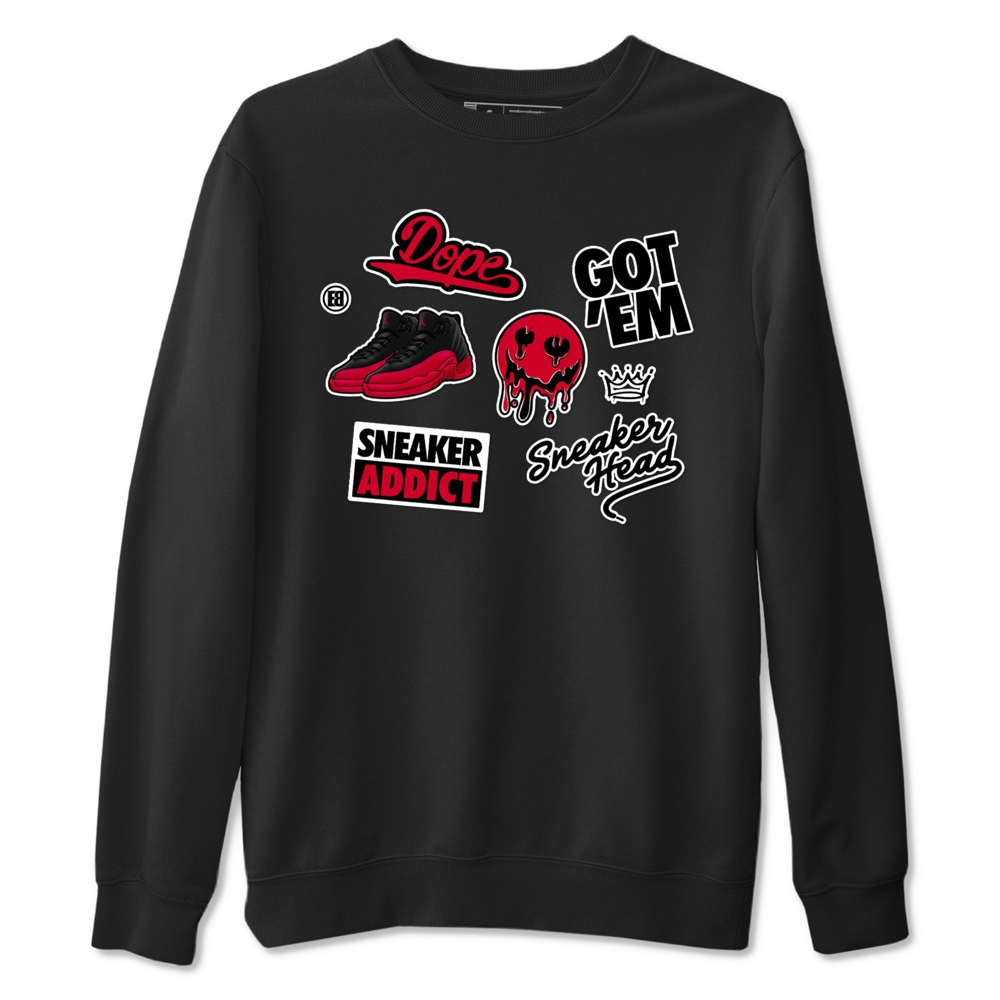 snkmatch Sticker snkmatch Tees - Air Jordan 12 Flu Game