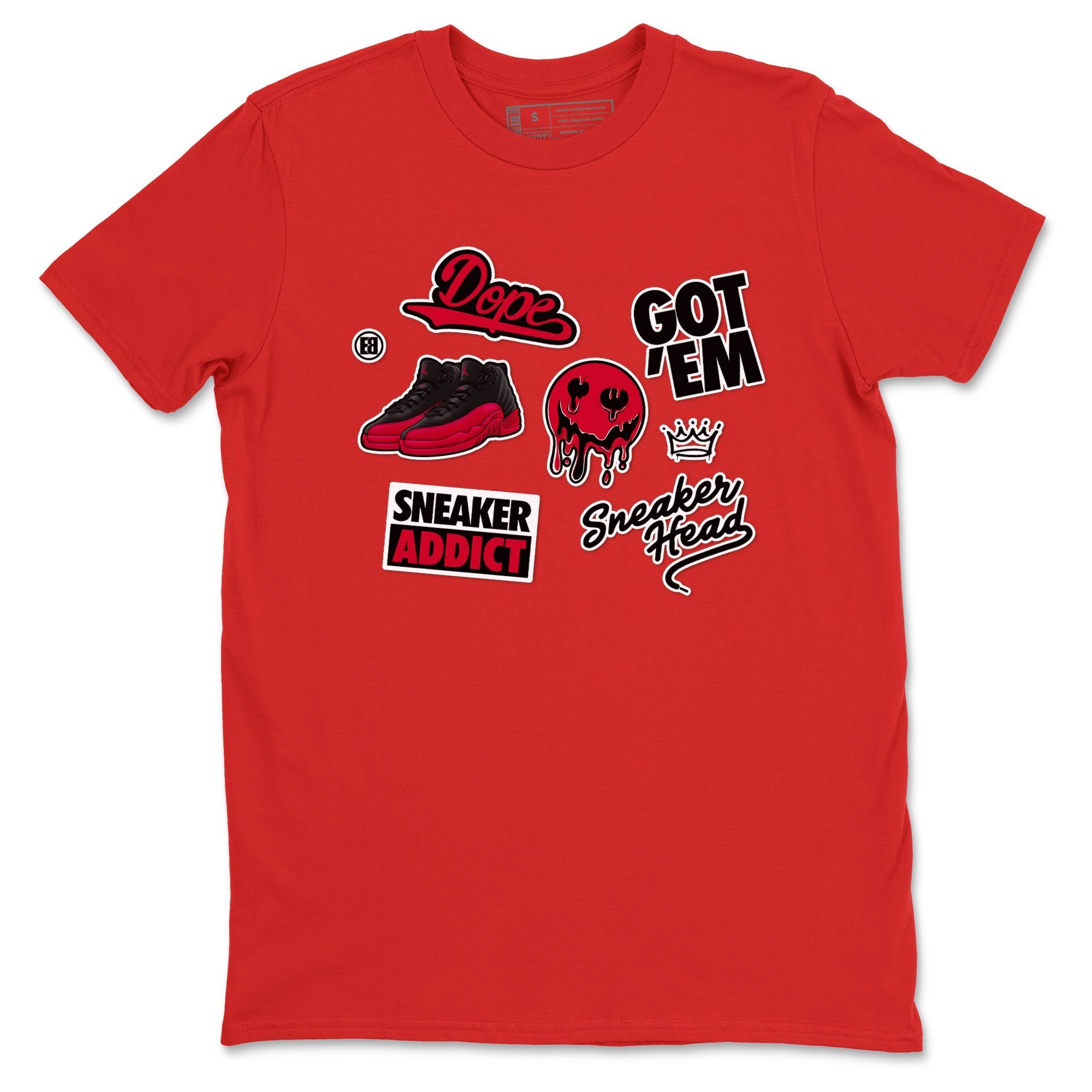 snkmatch Sticker snkmatch Tees - Air Jordan 12 Flu Game