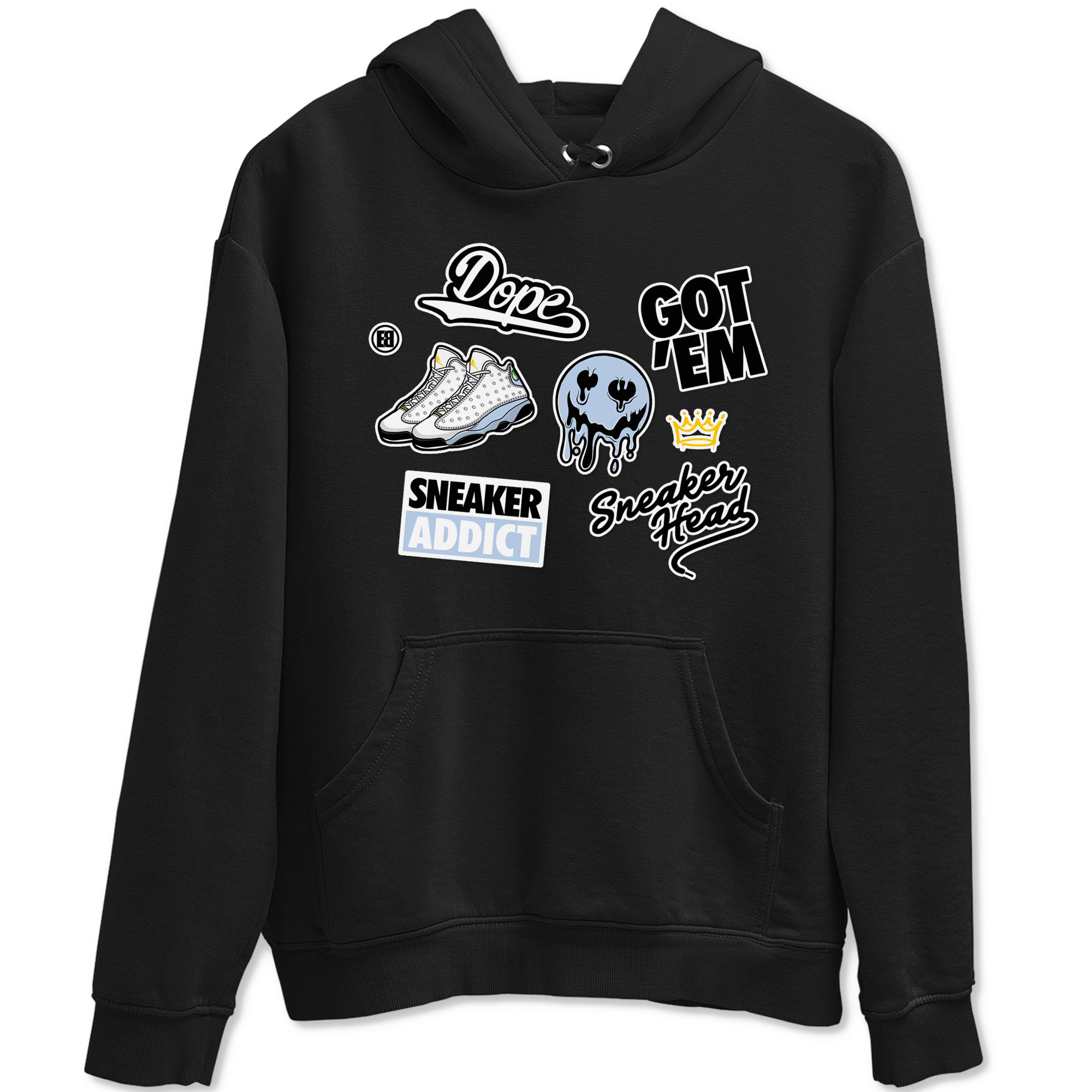 snkmatch Sticker snkmatch Tees - Air Jordan 13 Blue Grey