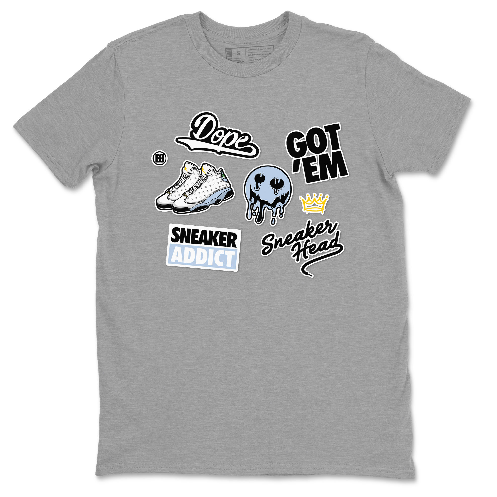 snkmatch Sticker snkmatch Tees - Air Jordan 13 Blue Grey