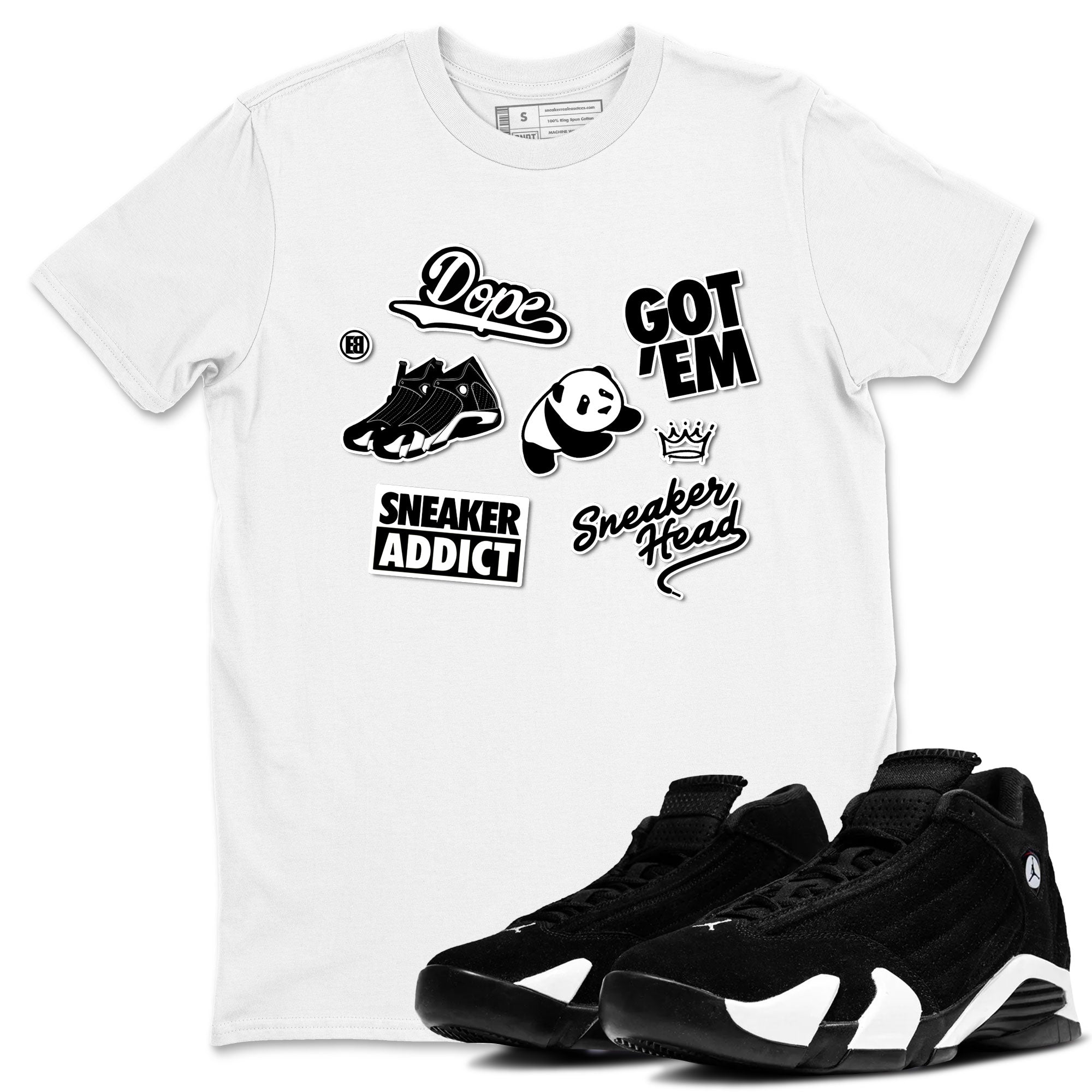 snkmatch Sticker snkmatch Tees - Air Jordan 14 Panda