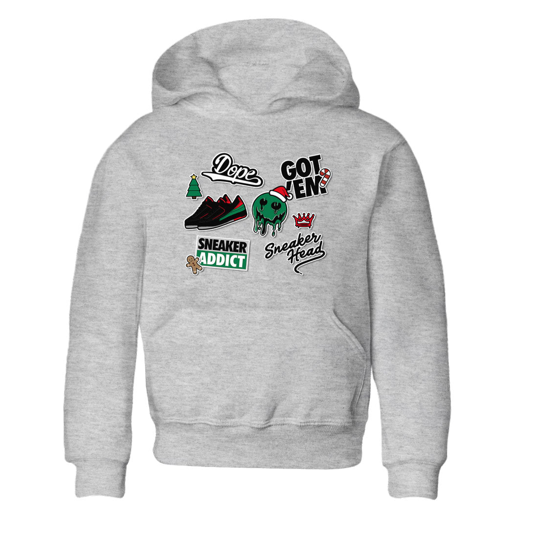 snkmatch Sticker snkmatch Tee Kids - Air Jordan 2 Christmas