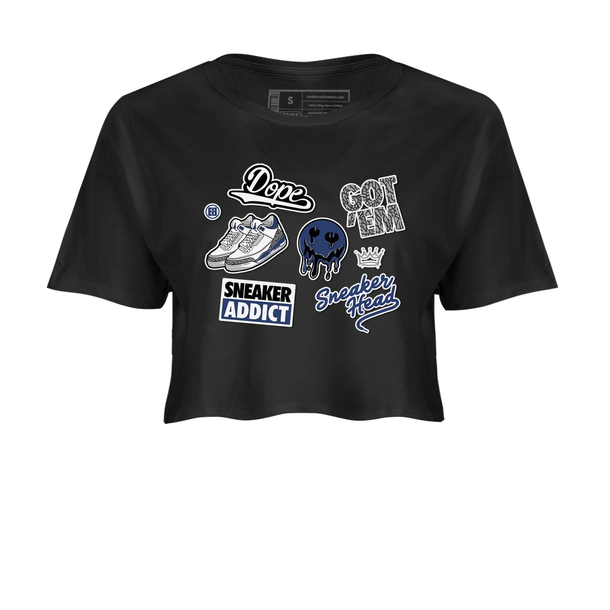 snkmatch Sticker snkmatch Women's Top - Air Jordan 3 Midnight Navy 2023