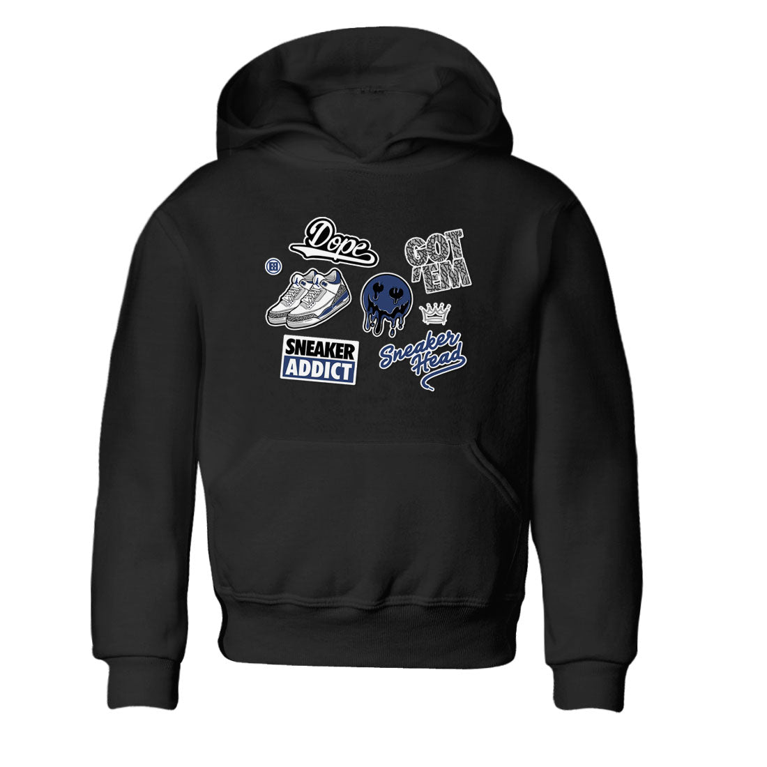 snkmatch Sticker snkmatch Tees Kids - Air Jordan 3 Midnight Navy 2023