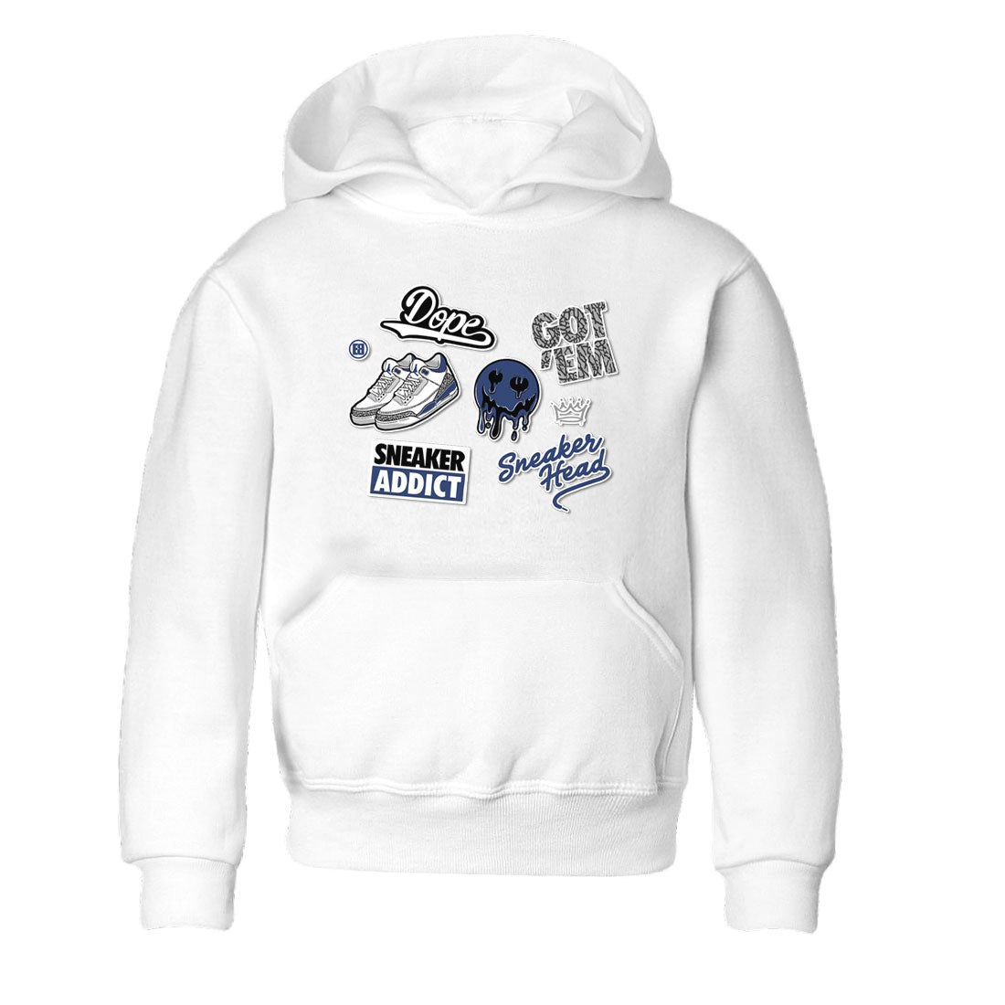 snkmatch Sticker snkmatch Tees Kids - Air Jordan 3 Midnight Navy 2023