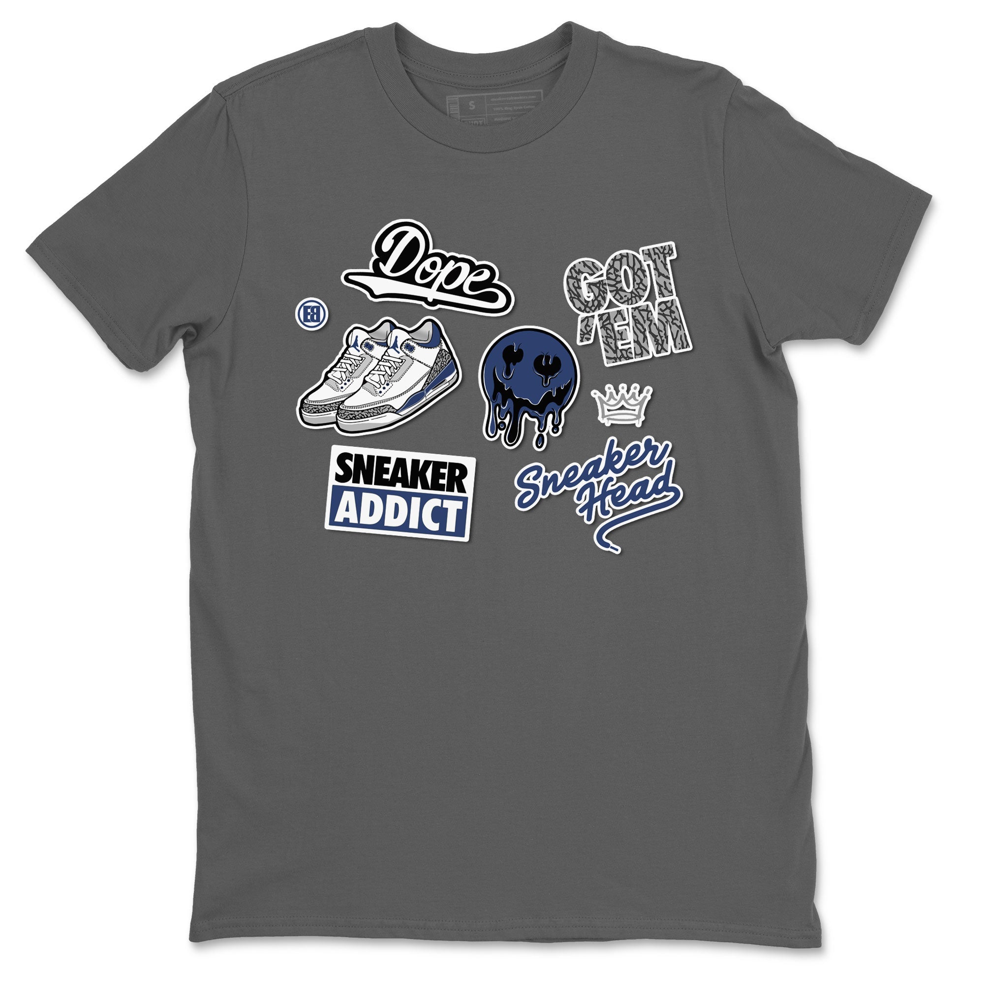 snkmatch Sticker snkmatch Tees - Air Jordan 3 Midnight Navy 2023