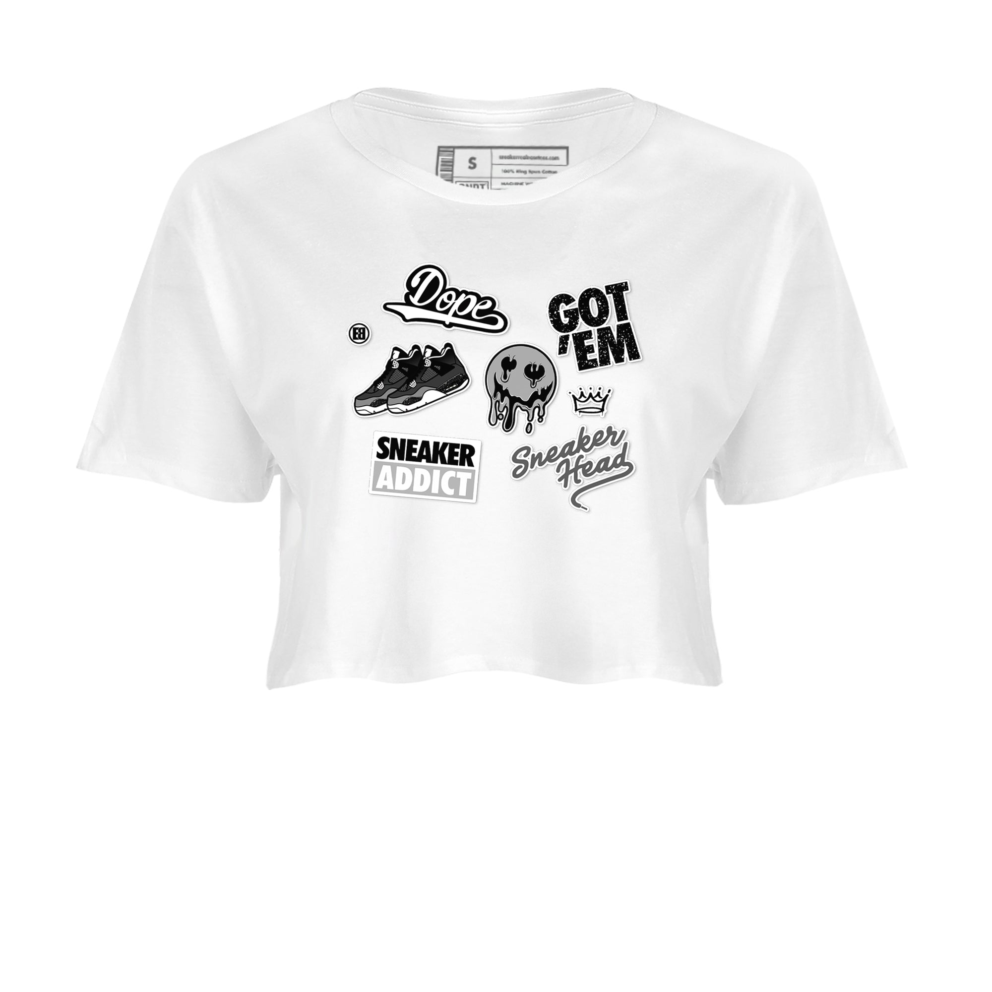 snkmatch Sticker snkmatch Women's Top - Air Jordan 4 Fear