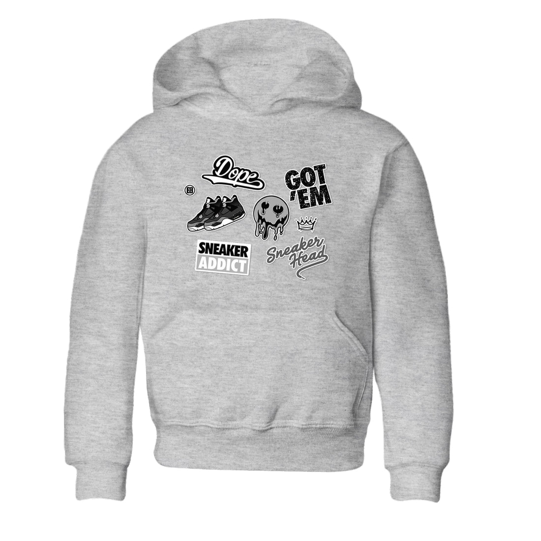 snkmatch Sticker snkmatch Tees Kids - Air Jordan 4 Fear