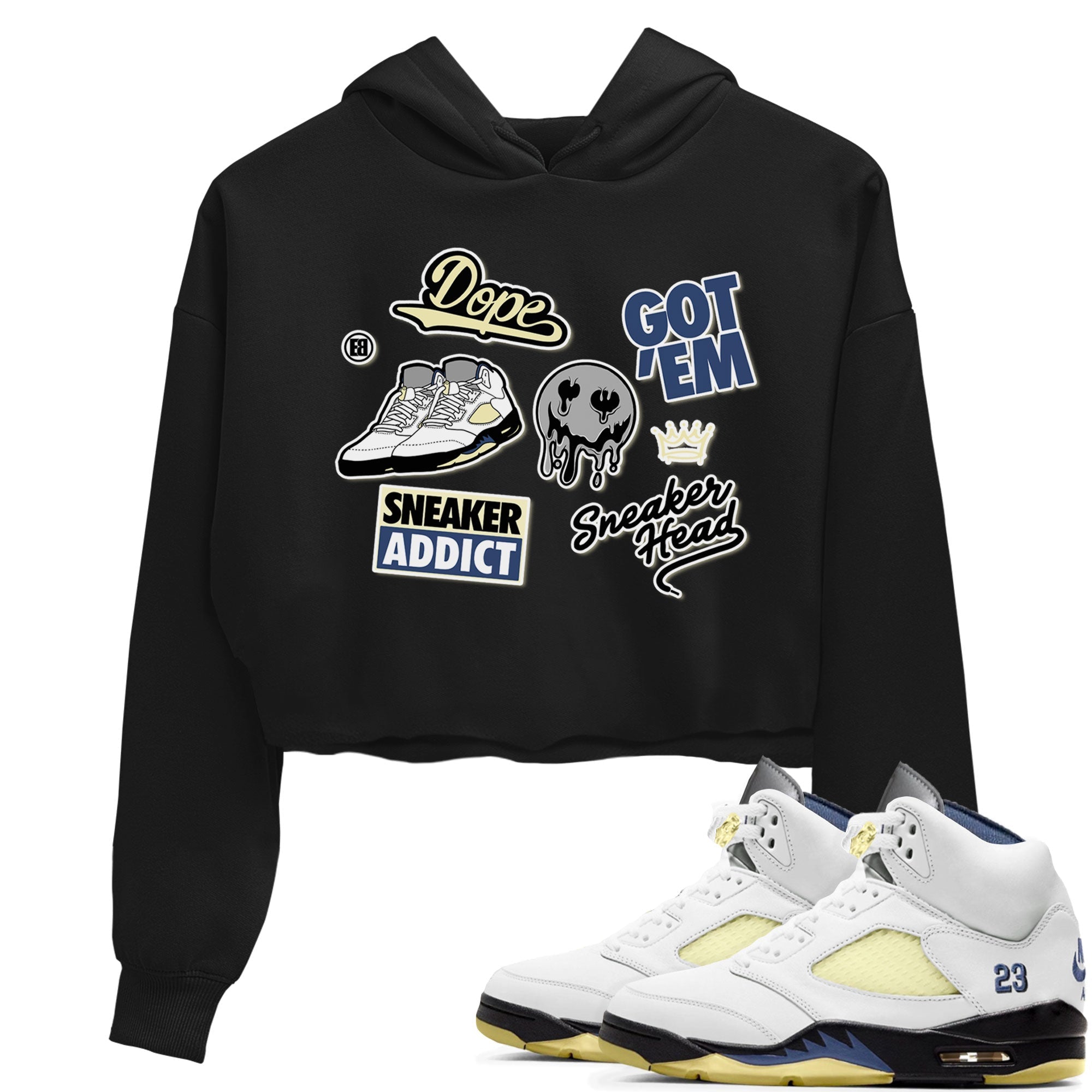 snkmatch Sticker snkmatch Women's Top - Air Jordan 5 A Ma Maniere x Photon Dust