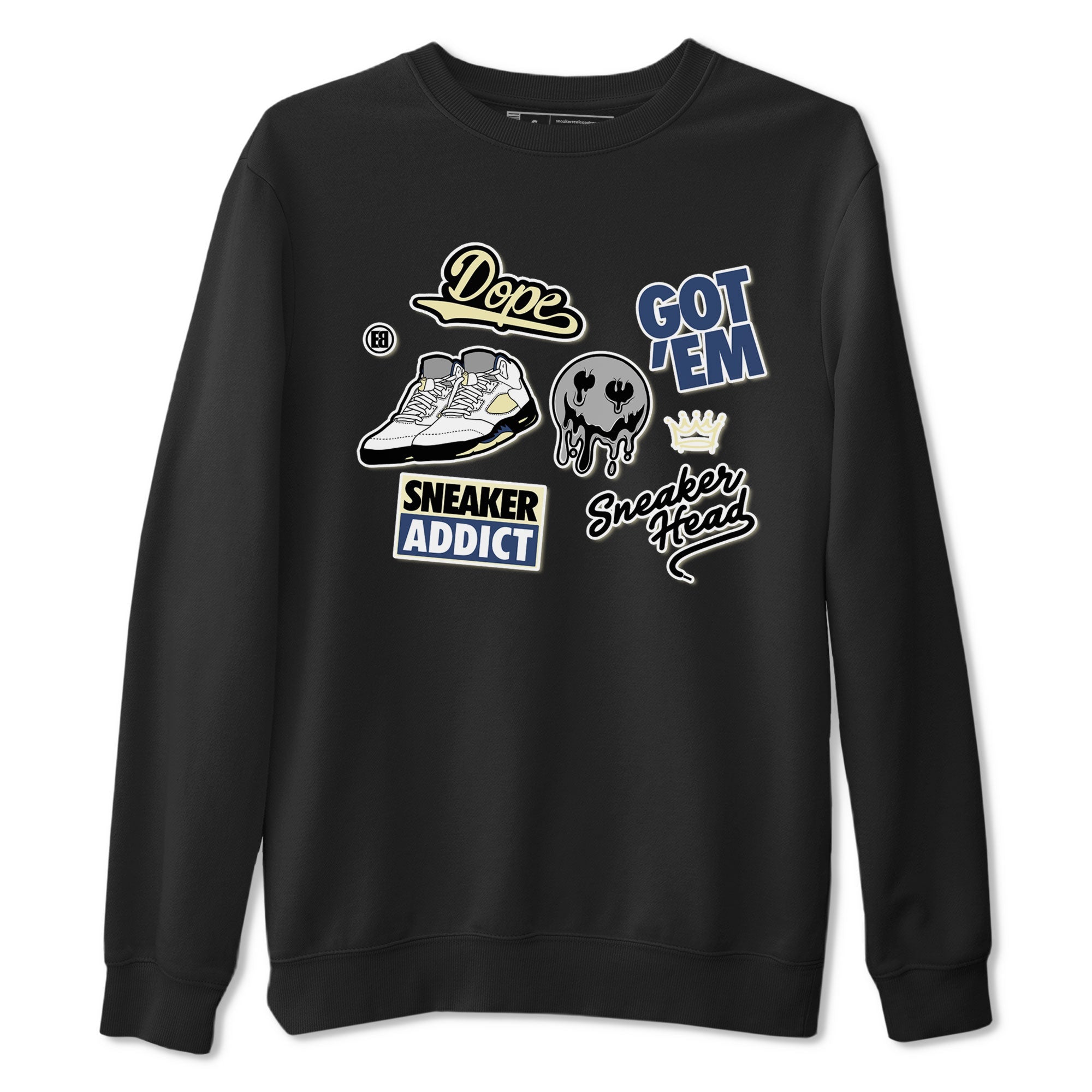 snkmatch Sticker snkmatch Tee - Air Jordan 5 A Ma Maniere x Photon Dust