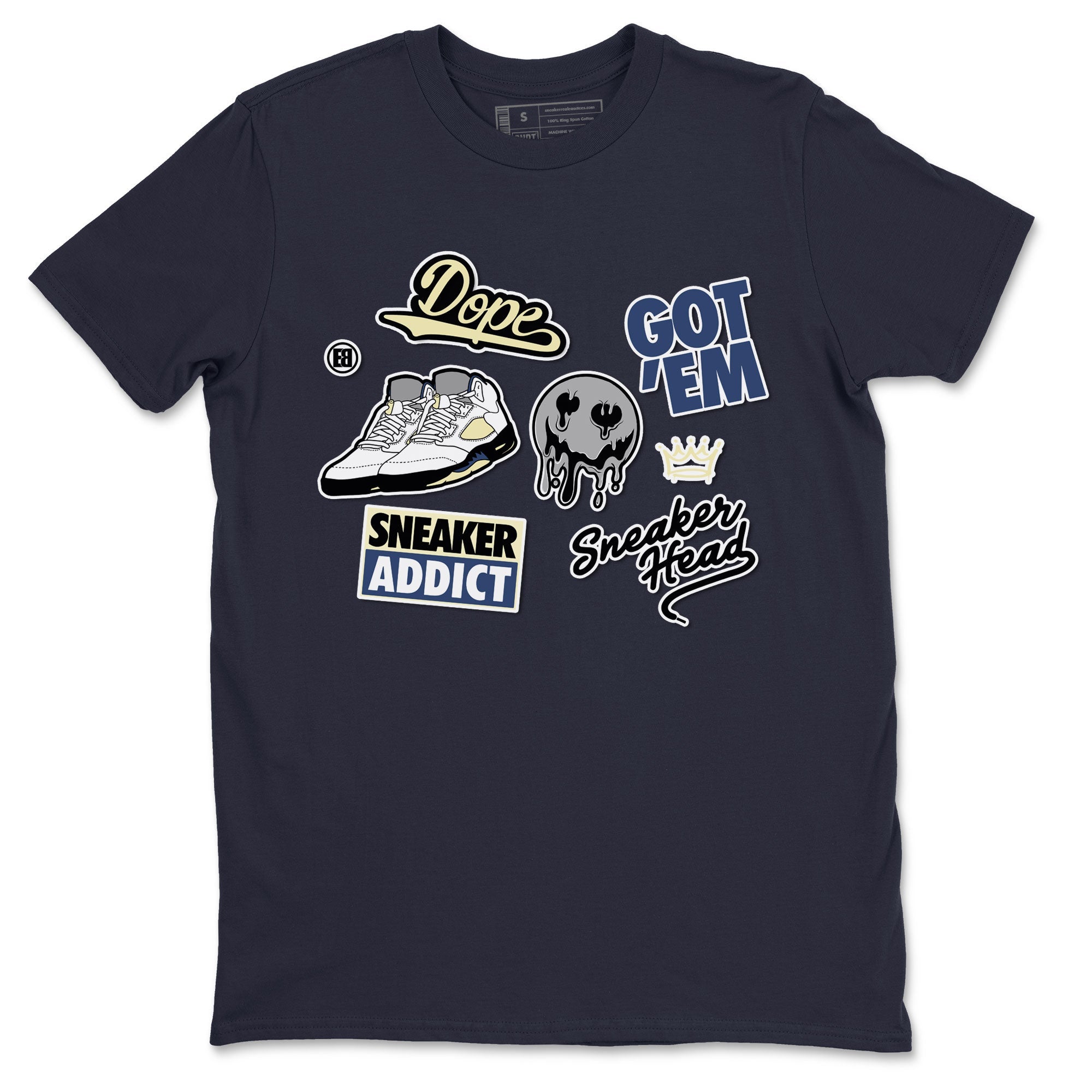 snkmatch Sticker snkmatch Tee - Air Jordan 5 A Ma Maniere x Photon Dust