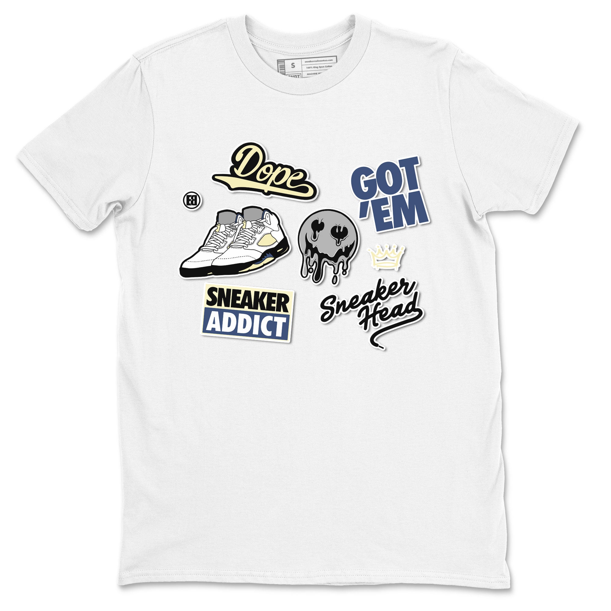 snkmatch Sticker snkmatch Tee - Air Jordan 5 A Ma Maniere x Photon Dust