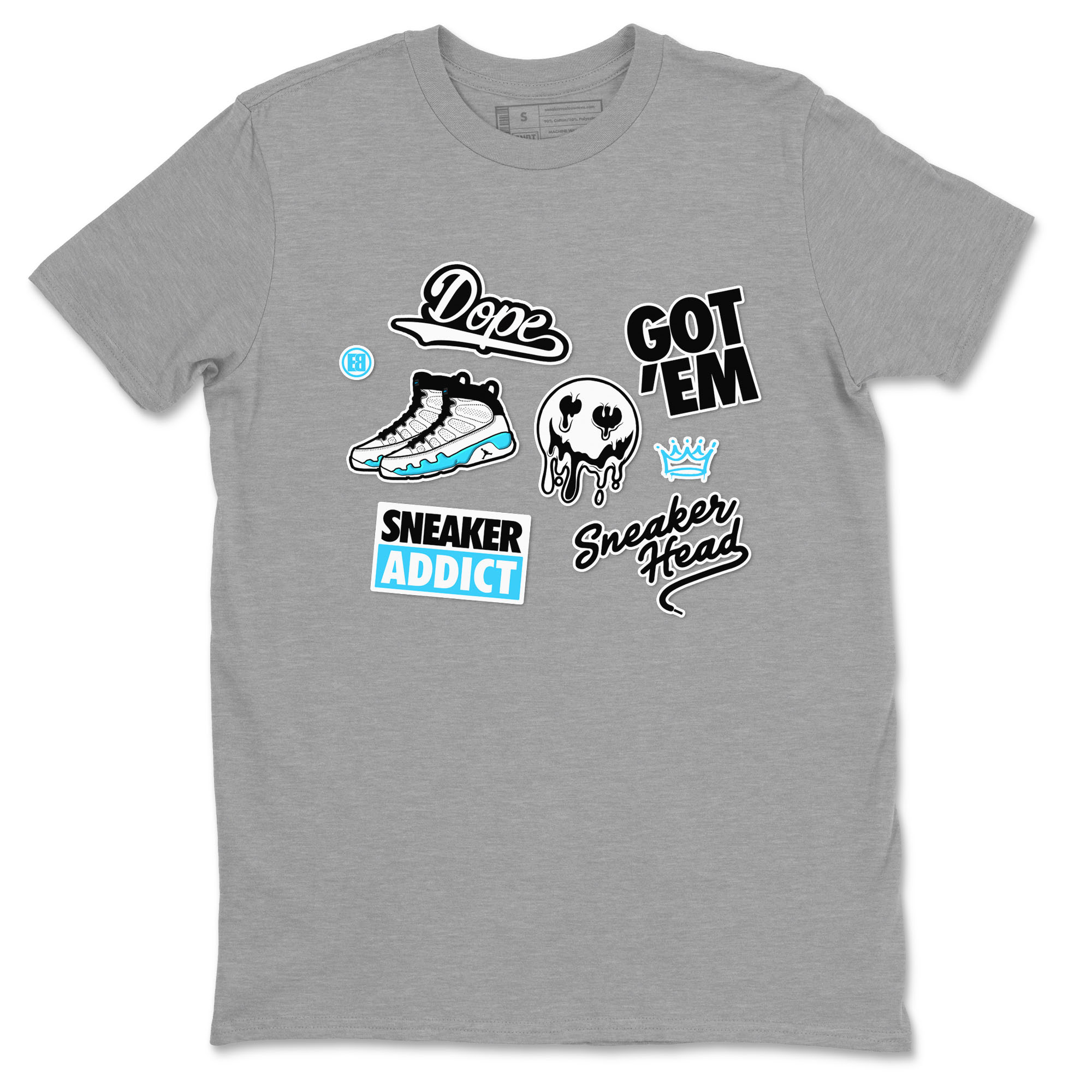snkmatch Sticker snkmatch Tees - Air Jordan 9 Powder Blue