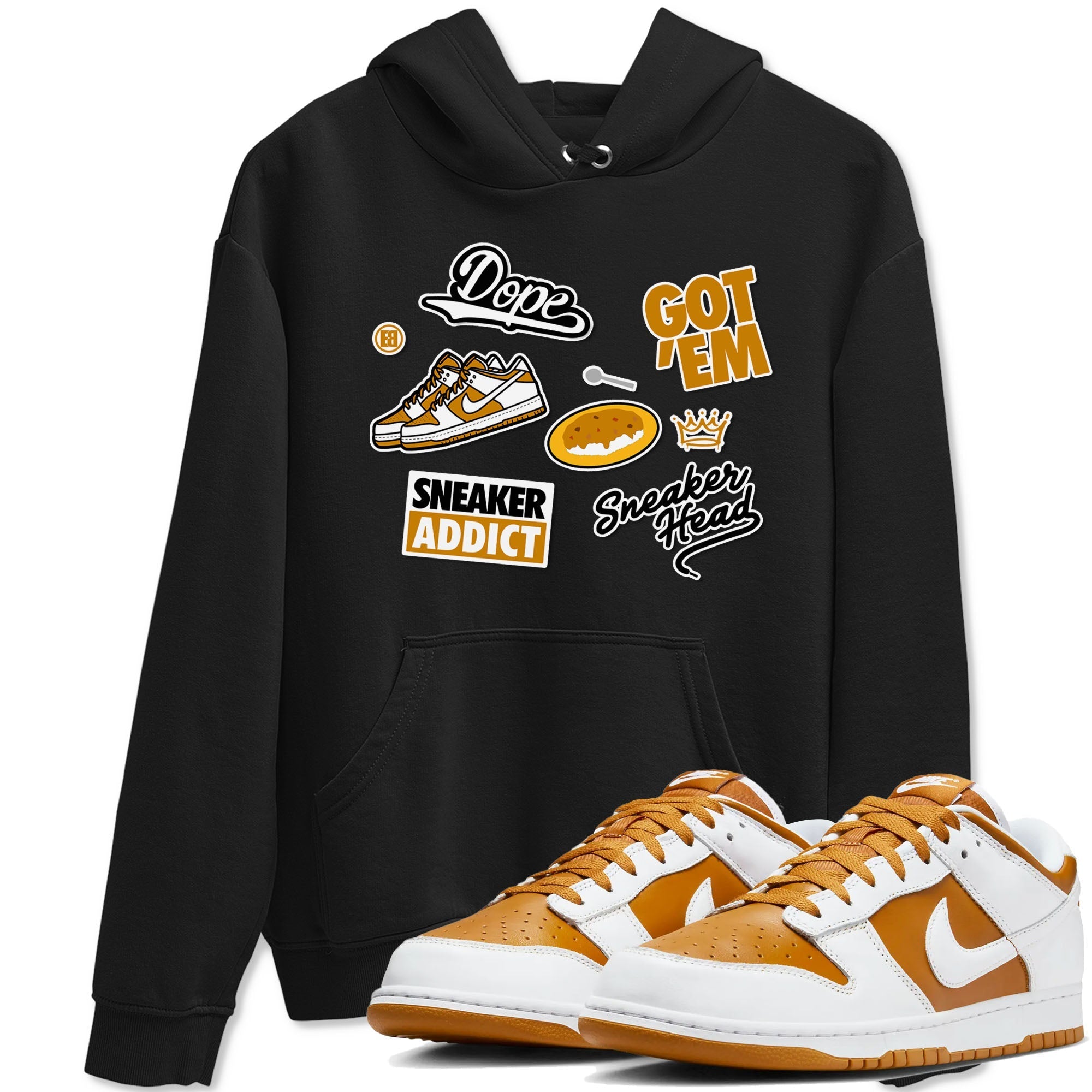 snkmatch Sticker snkmatch Tees - Dunk Dark Curry