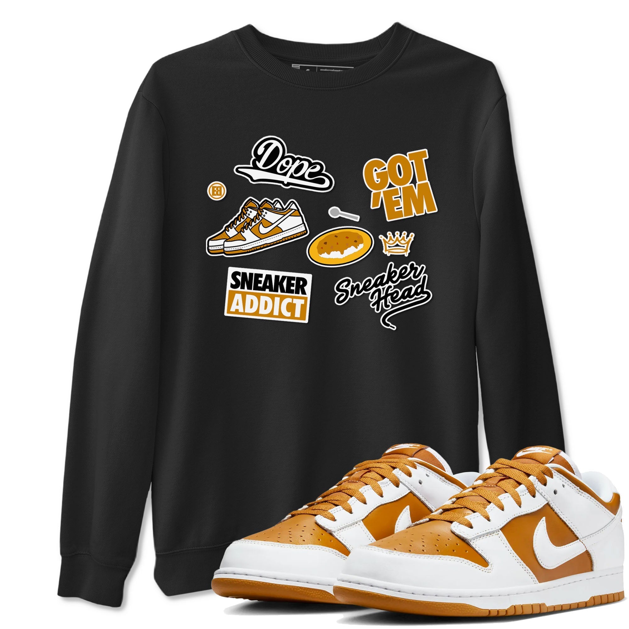 snkmatch Sticker snkmatch Tees - Dunk Dark Curry
