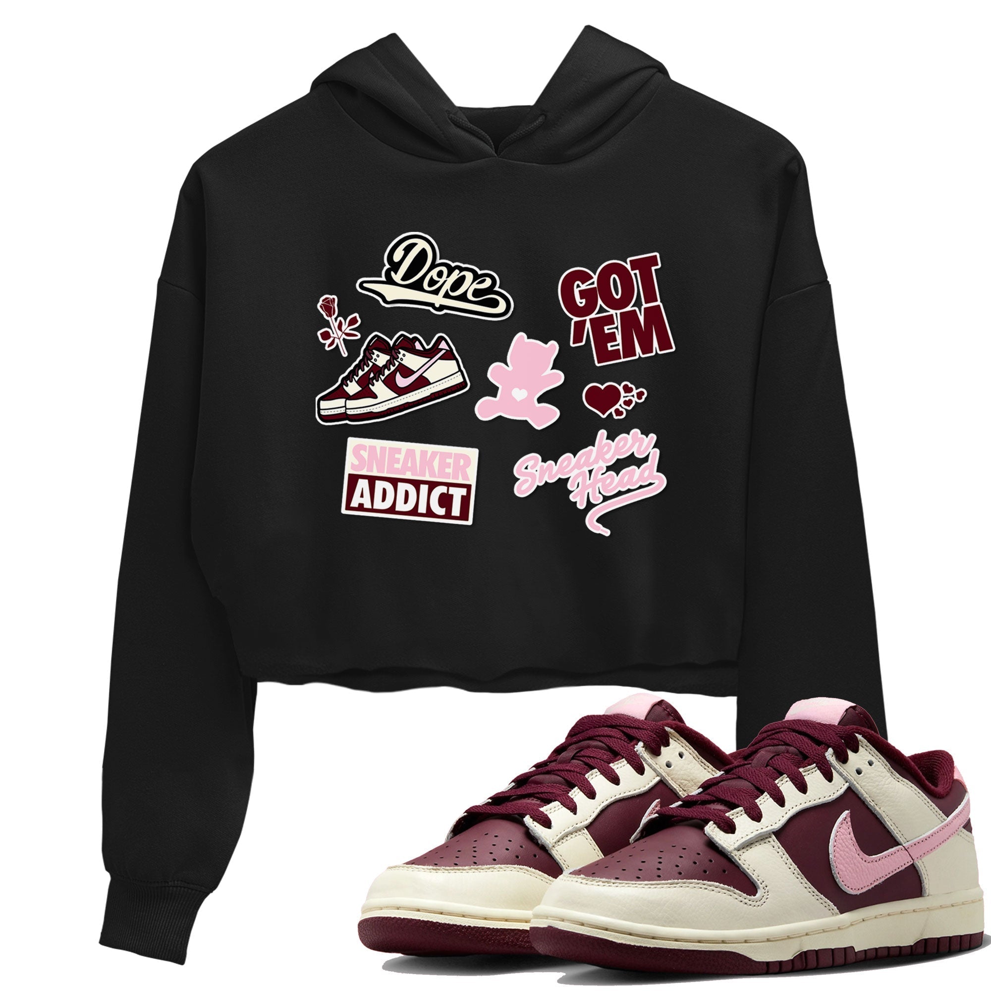 snkmatch Sticker snkmatch Women's Top - Dunk Valentines Day