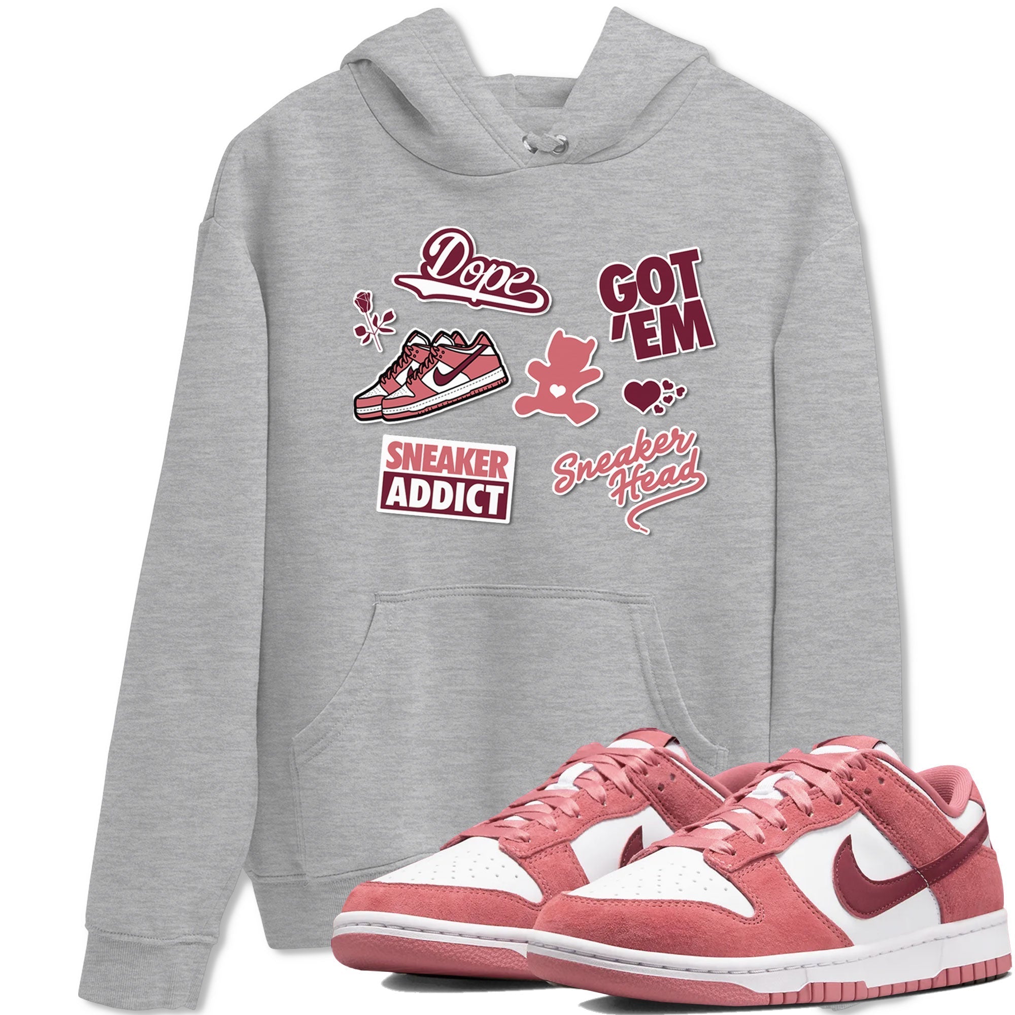 snkmatch Sticker snkmatch Tees - Dunk Valentines Day 2024