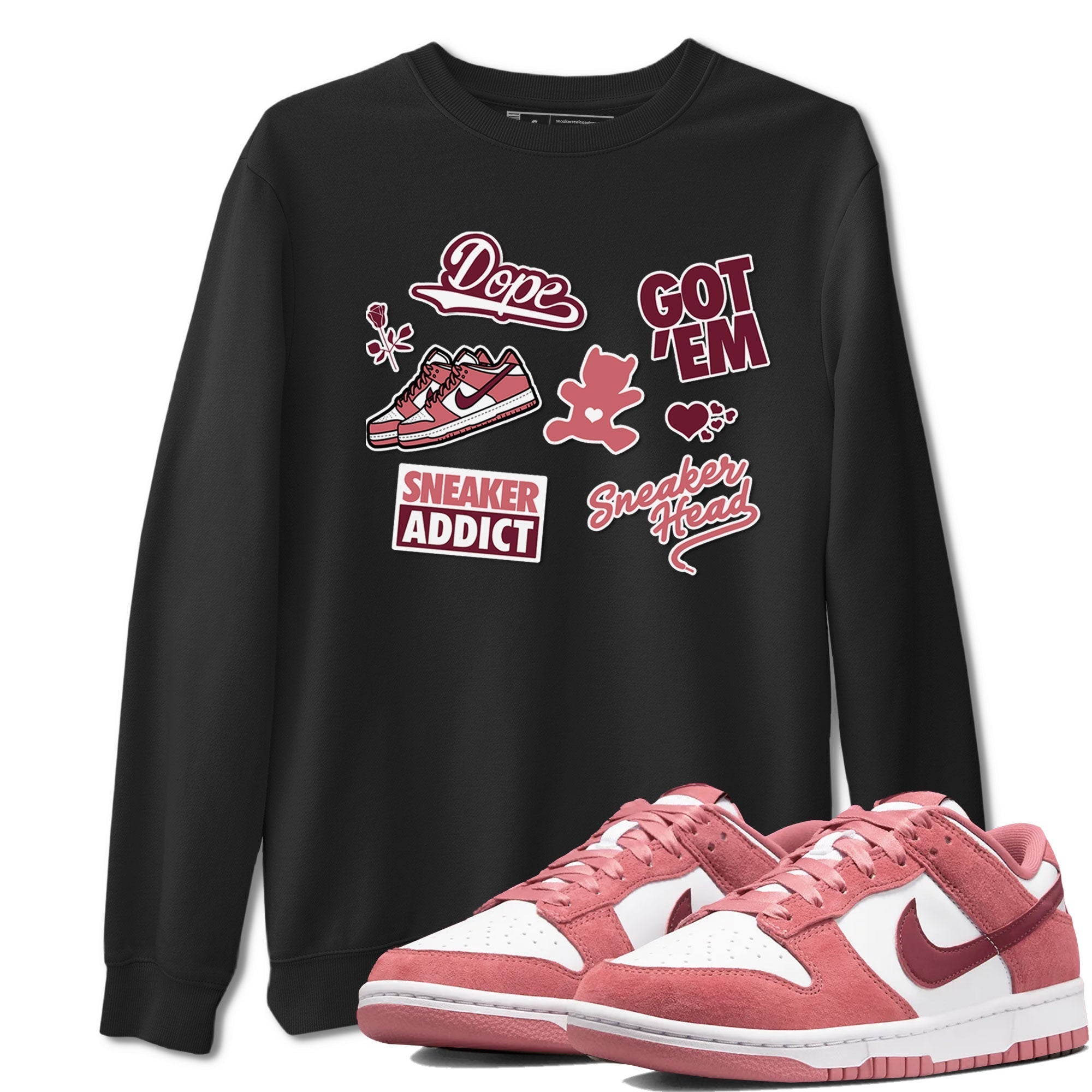 snkmatch Sticker snkmatch Tees - Dunk Valentines Day 2024