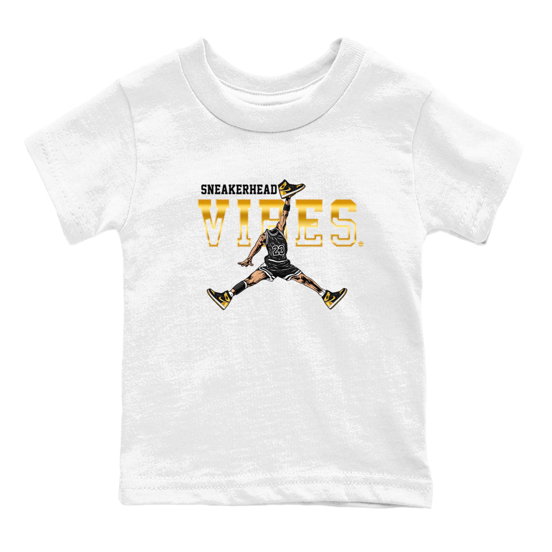 snkmatch Vibes snkmatch Tees Kids - Air Jordan 1 Black Metallic Gold