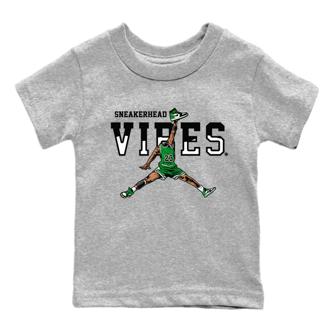 snkmatch Vibes Kids Tops - Air Jordan 1 Celtics
