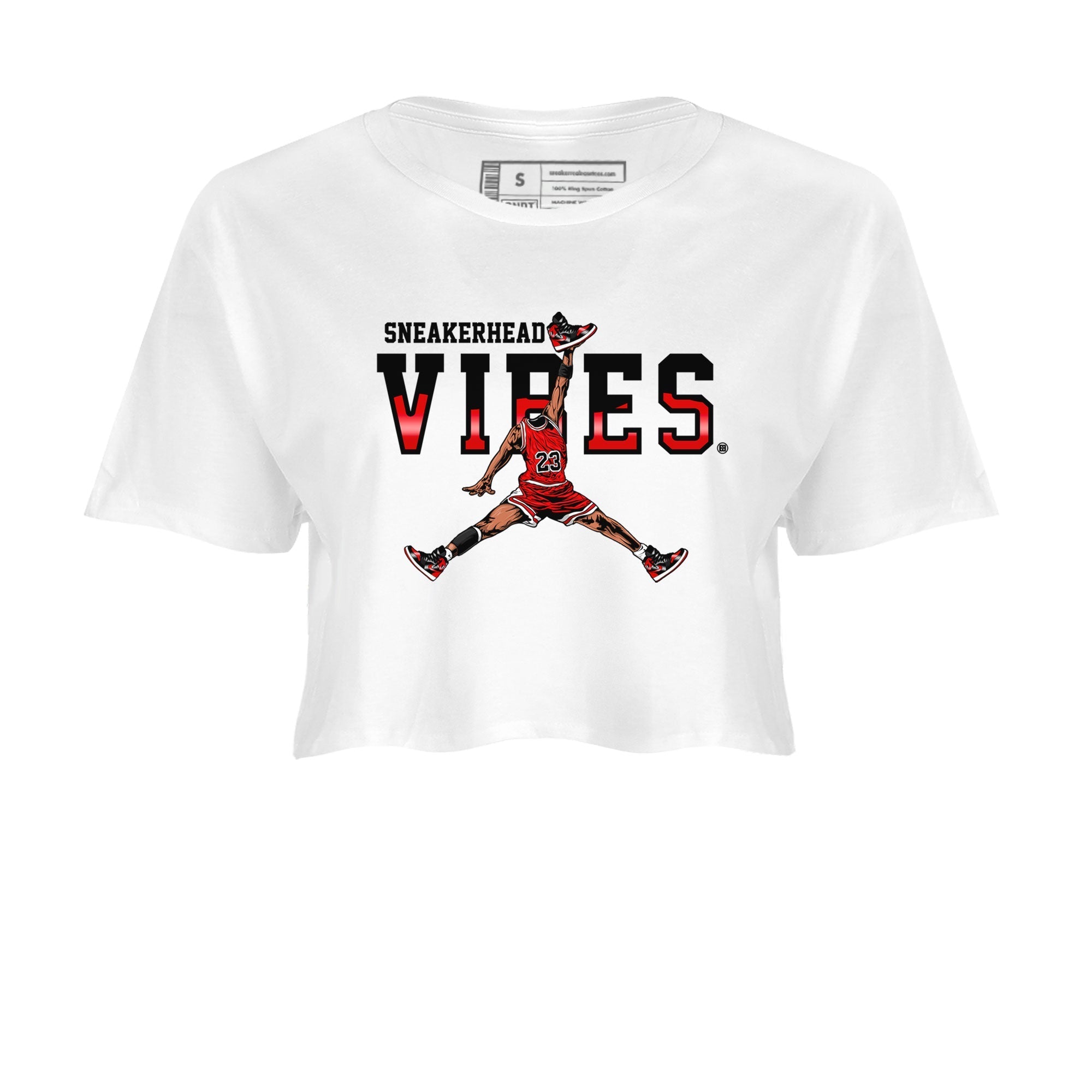 snkmatch Vibes snkmatch Women's Top - Air Jordan 1 Satin Bred