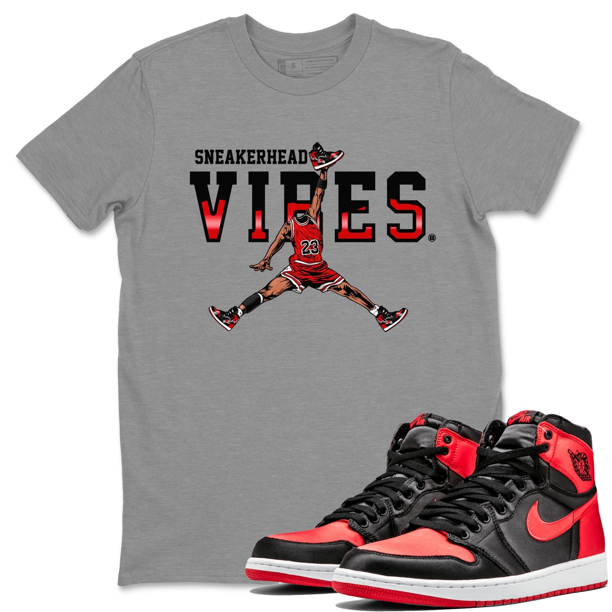 snkmatch Vibes snkmatch Tee - Air Jordan 1 Satin Bred