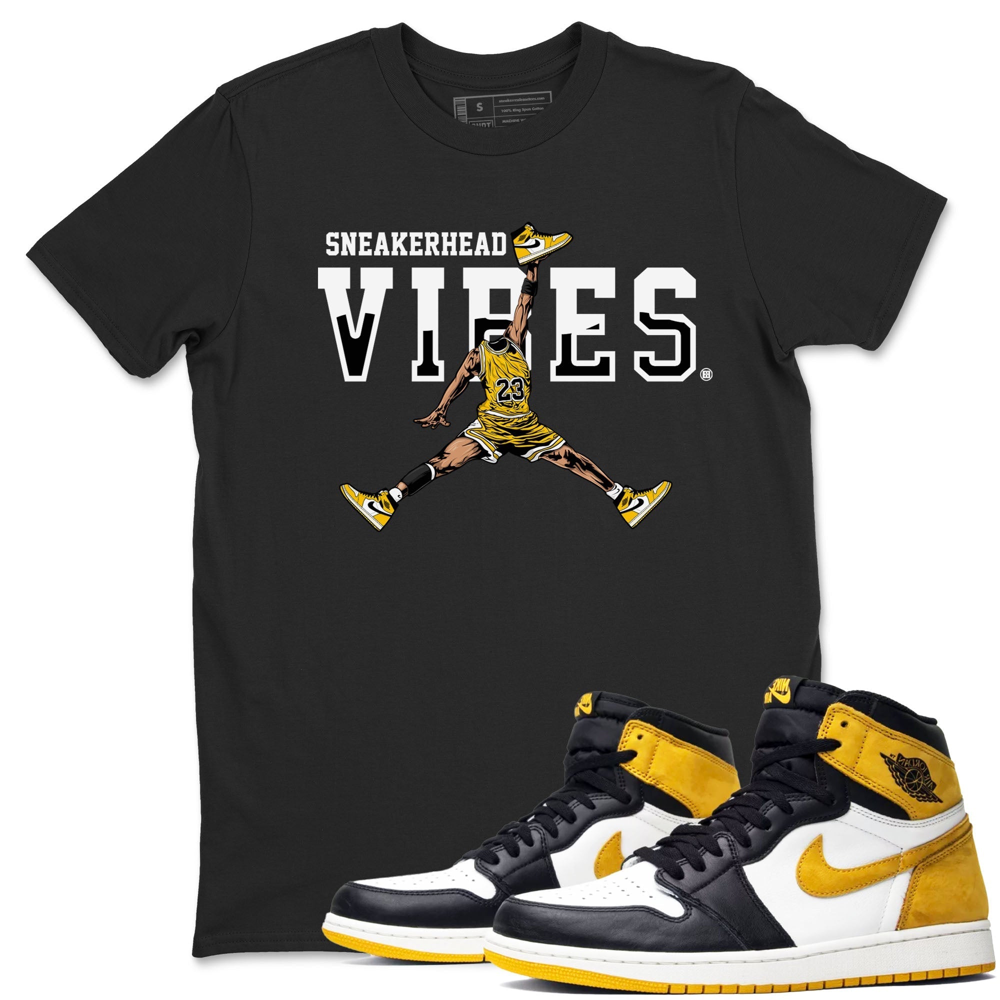 snkmatch Vibes snkmatch Tees - Air Jordan 1 Yellow Ochre