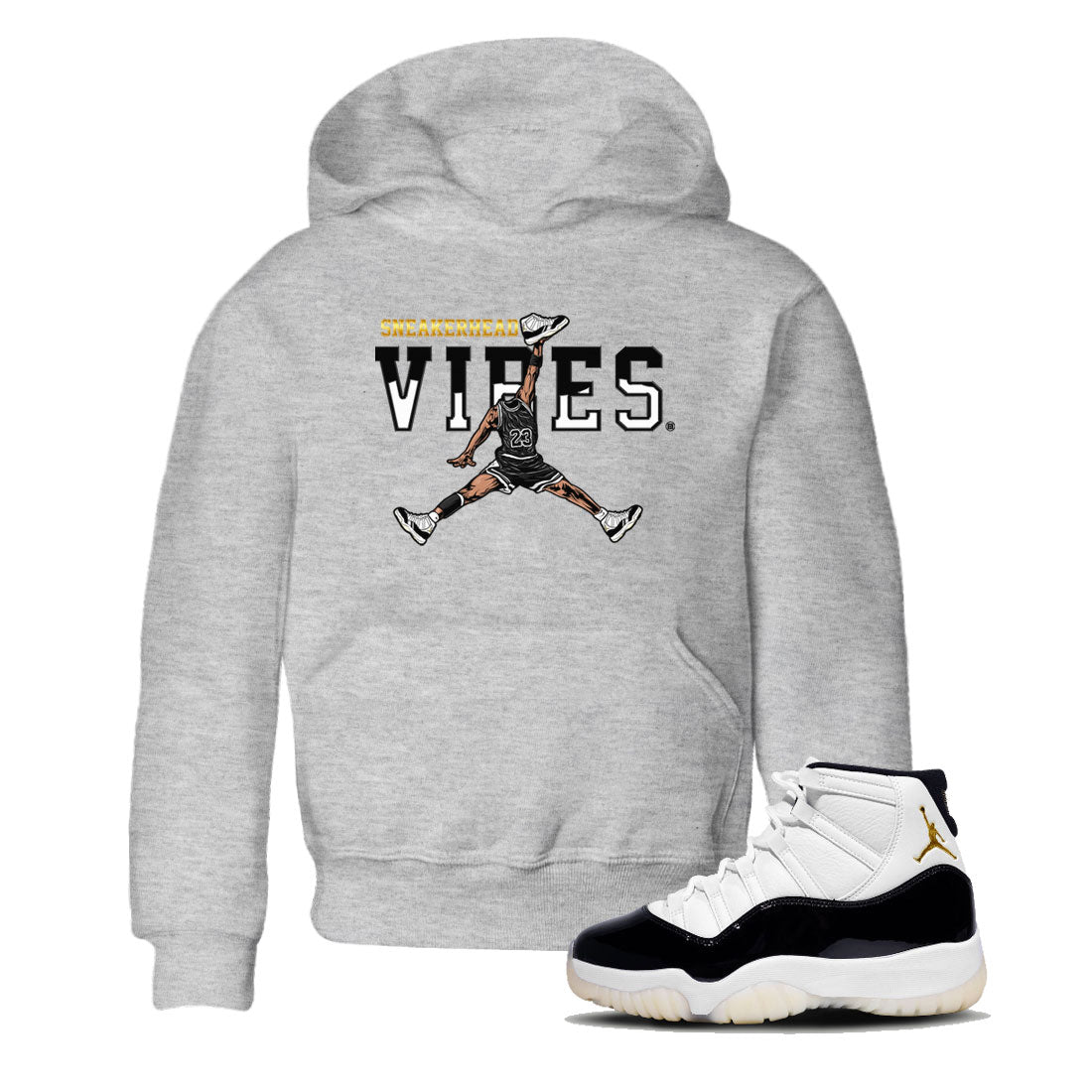 snkmatch Vibes snkmatch Tee Kids - Air Jordan 11 Gratitude