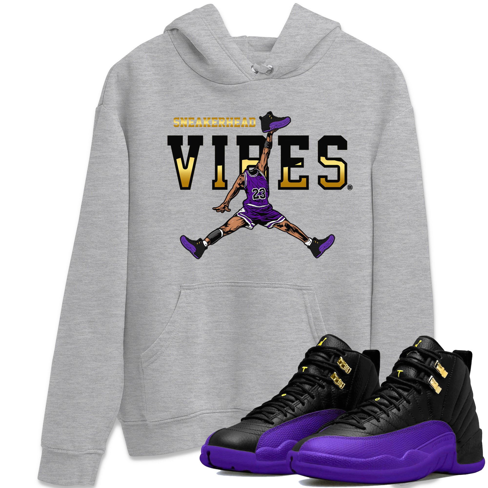 snkmatch Vibes Unisex Tops - Air Jordan 12 Field Purple